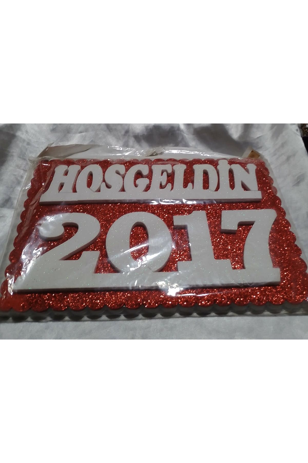 GÜVEN Hoşgeldin 2017 Köpük Yılbaşı Süsü