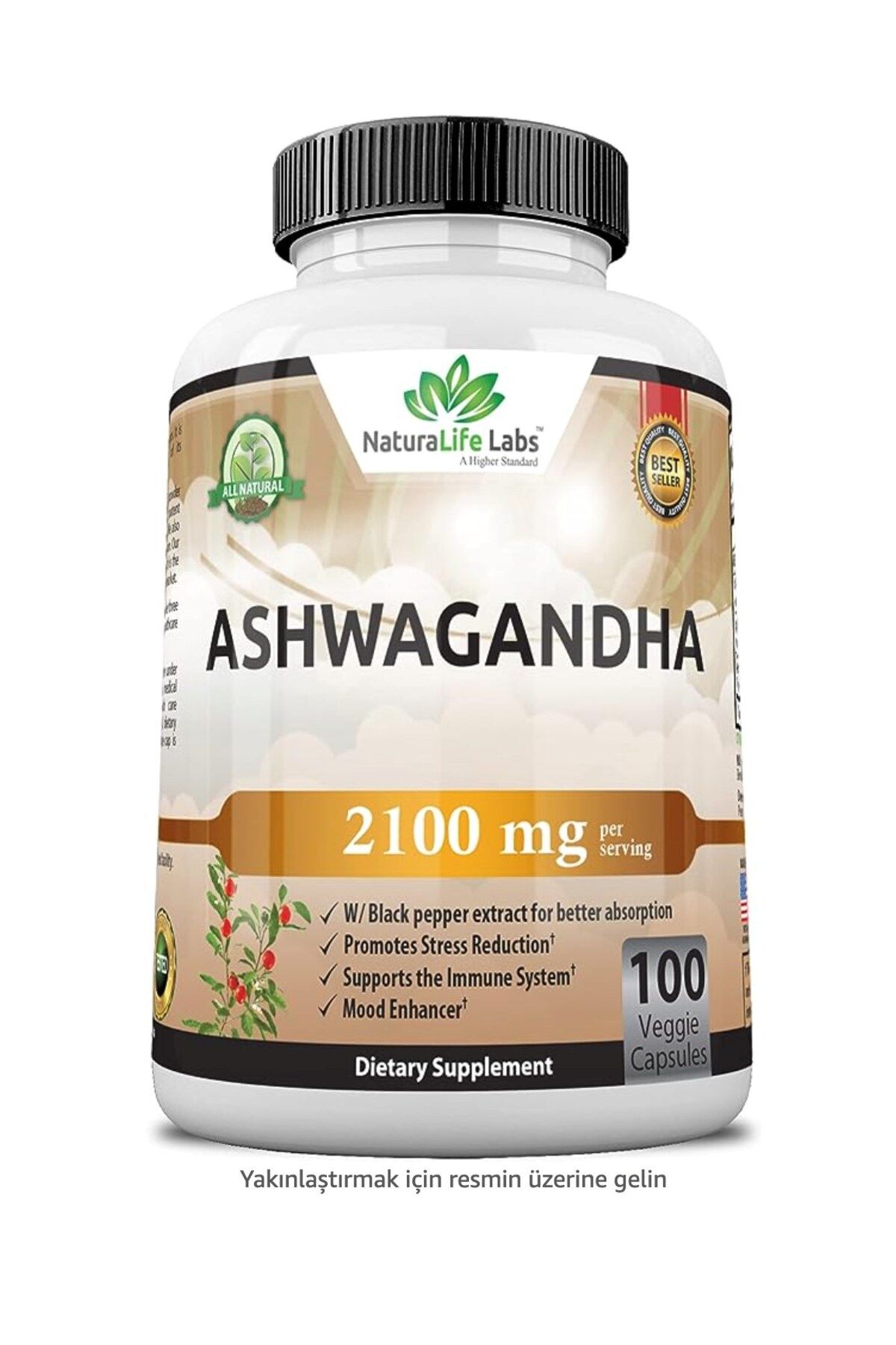 naturalife Ashwagan 2100 mg 100 Kapsül