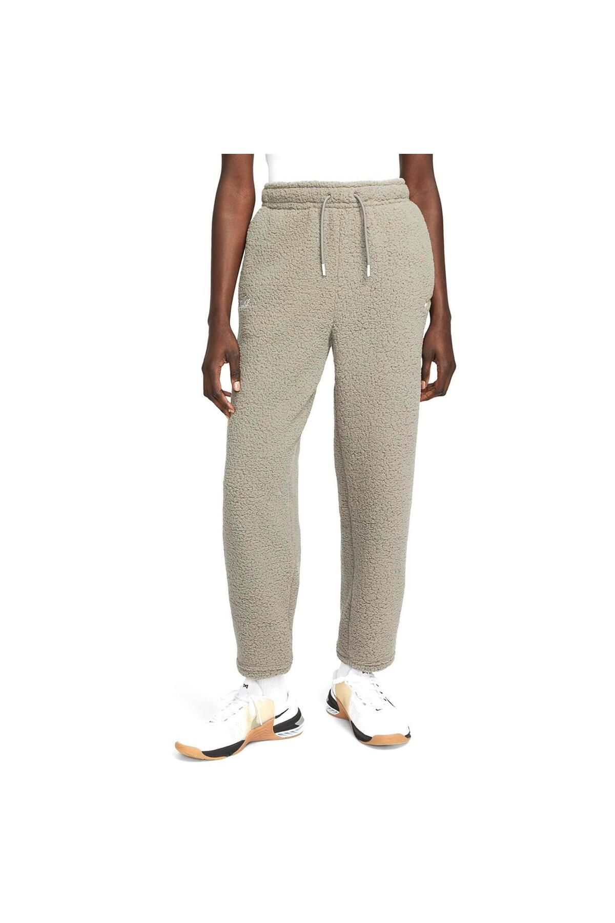 Nike Therma-Fit Cozy Core Kadın Gri Günlük Stil Eşofman Altı NDD SPORT