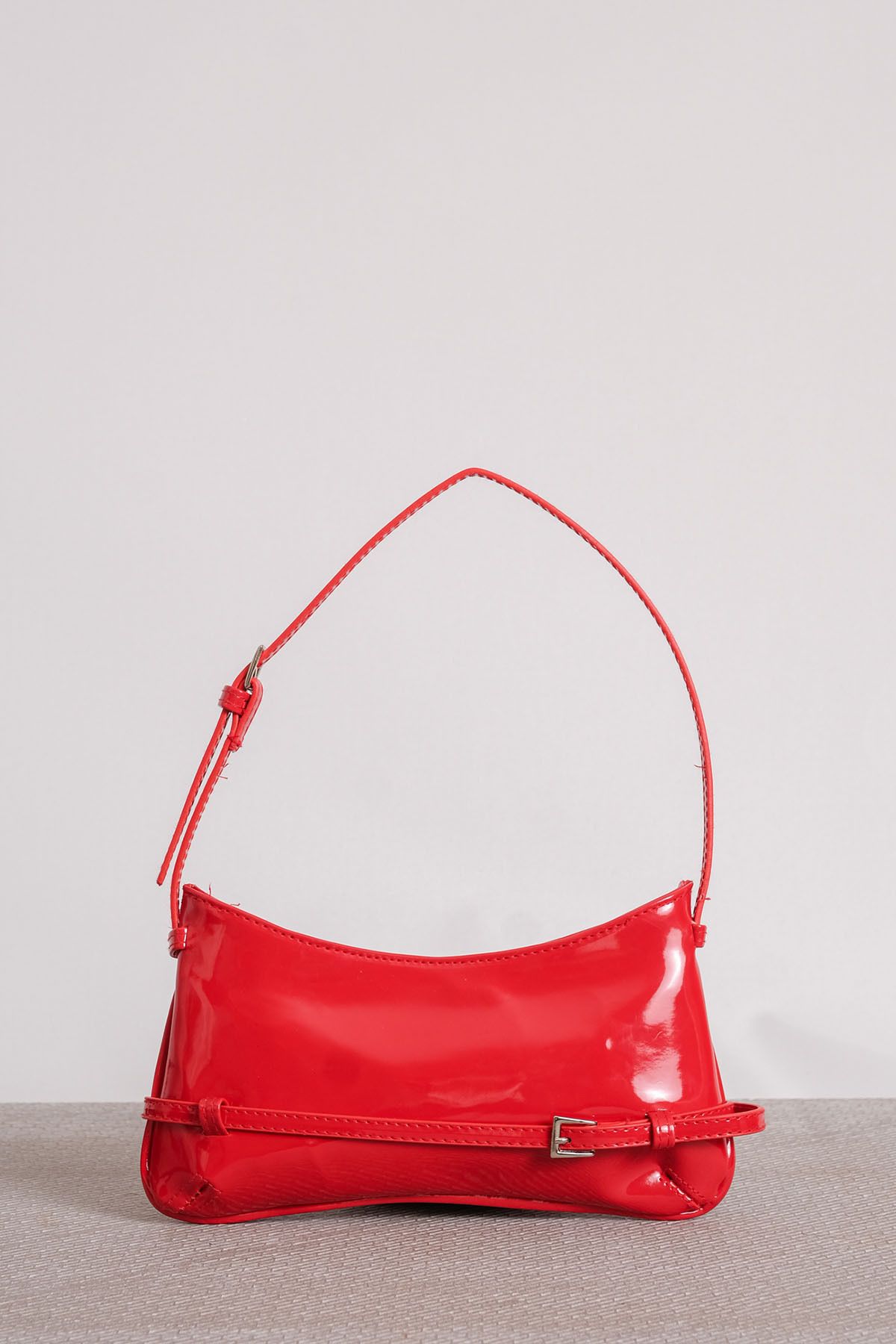 Çantacımstore Kadın Jacqs Rugan Baget Çanta Kırmızı
