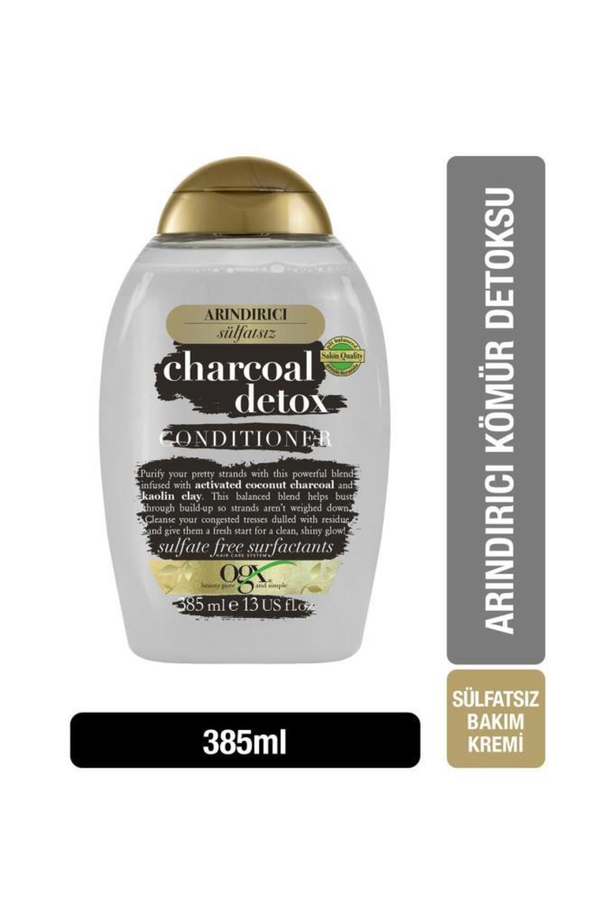 OGX Organix Charcoal Detox Sülfatsız Saç Bakım Kremi 385 ml