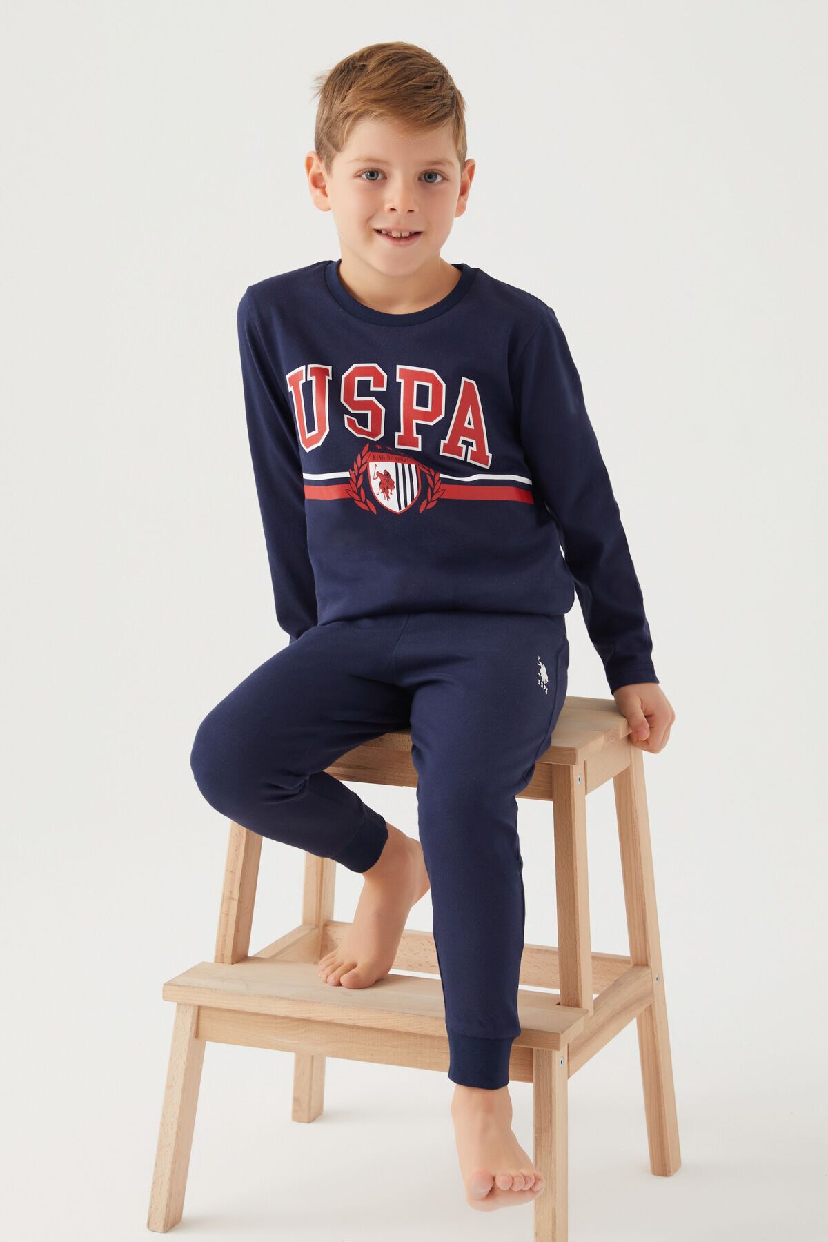 U.S. Polo Assn. U.S. Polo Assn. Lacivert Erkek Çocuk Pijama Takım