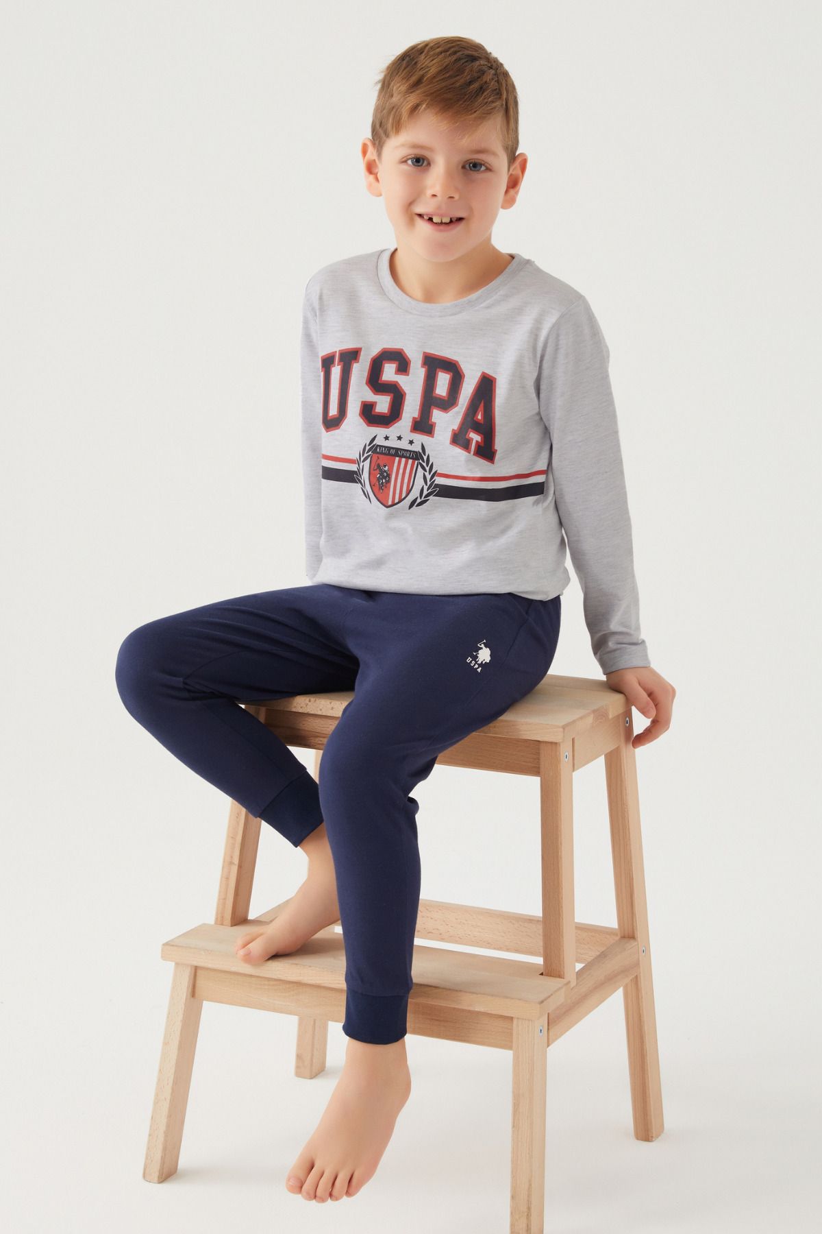 U.S. Polo Assn. U.S. Polo Assn. Karmelanj Erkek Çocuk Pijama Takım