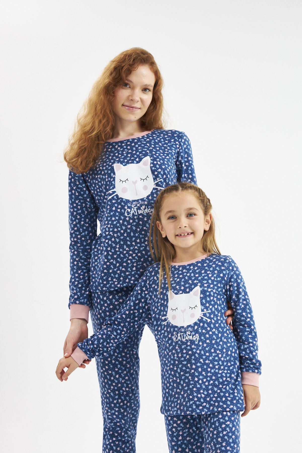 LILIAN Caturday Pijama Takımı Anne Kız Pijama Takımı.ayrı Ayrı Satılır Fiyatlar Farklıdır