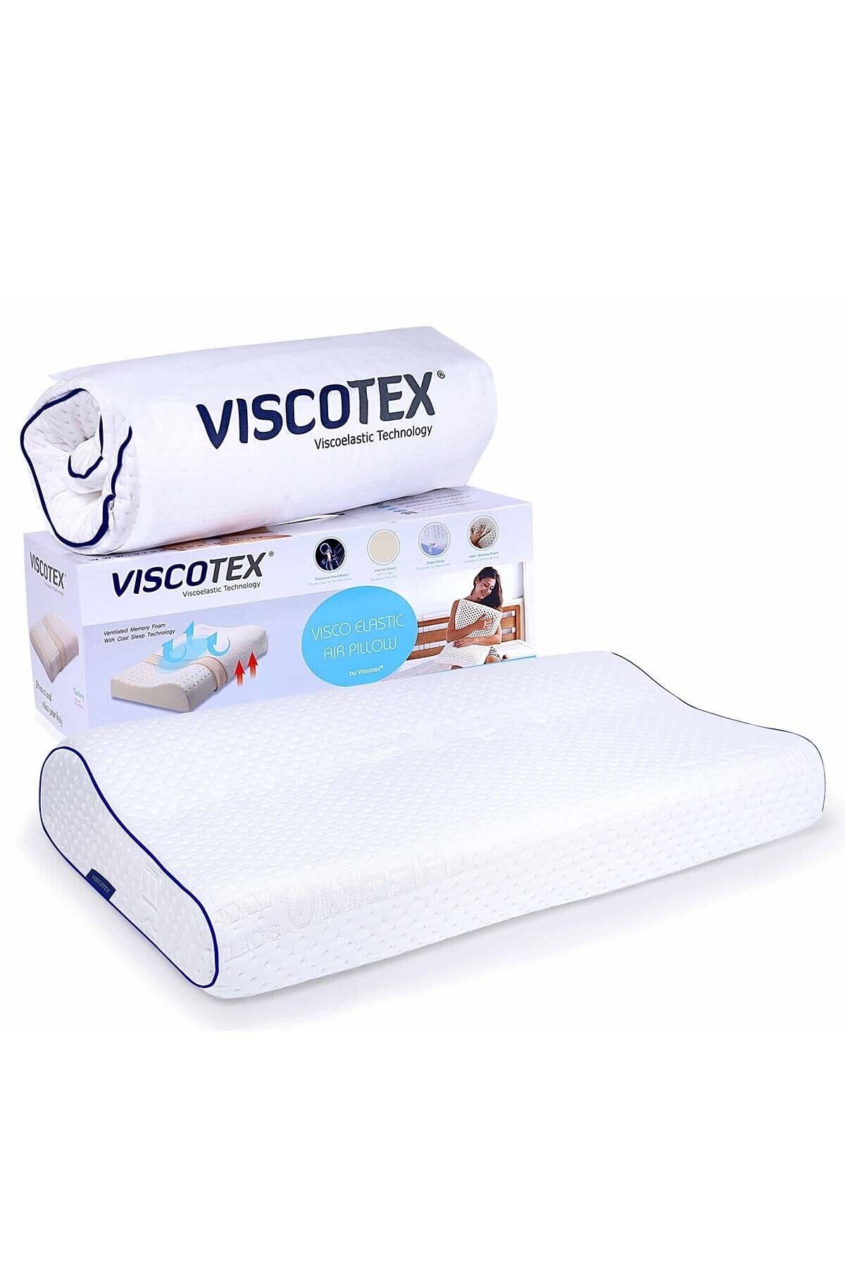VİSCOTEX Ortopedik Boyun Destekli Yastık Orthopedic Pillow 60x40x10/8 cm