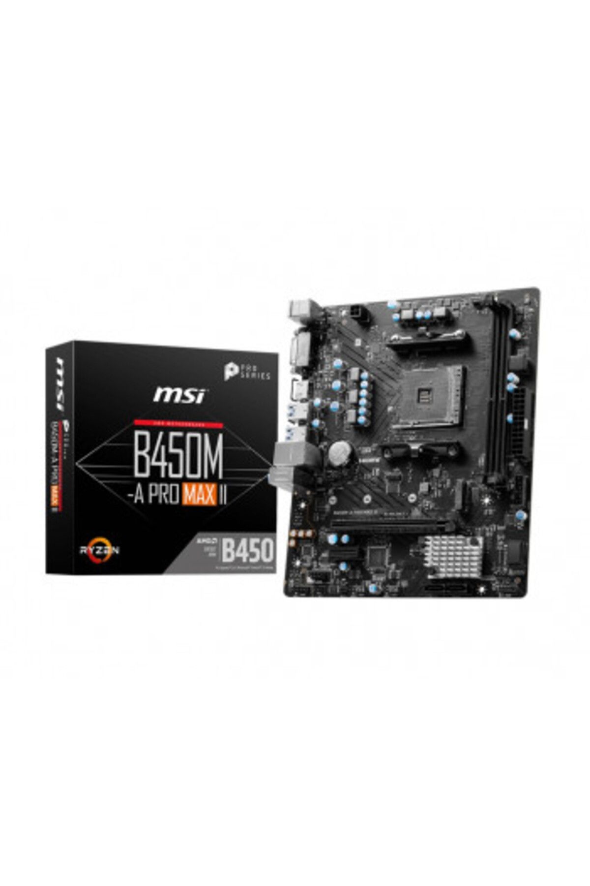 MSI B450M-A PRO MAX II AMD DDR4 4133Mhz(OC) MATX AM4