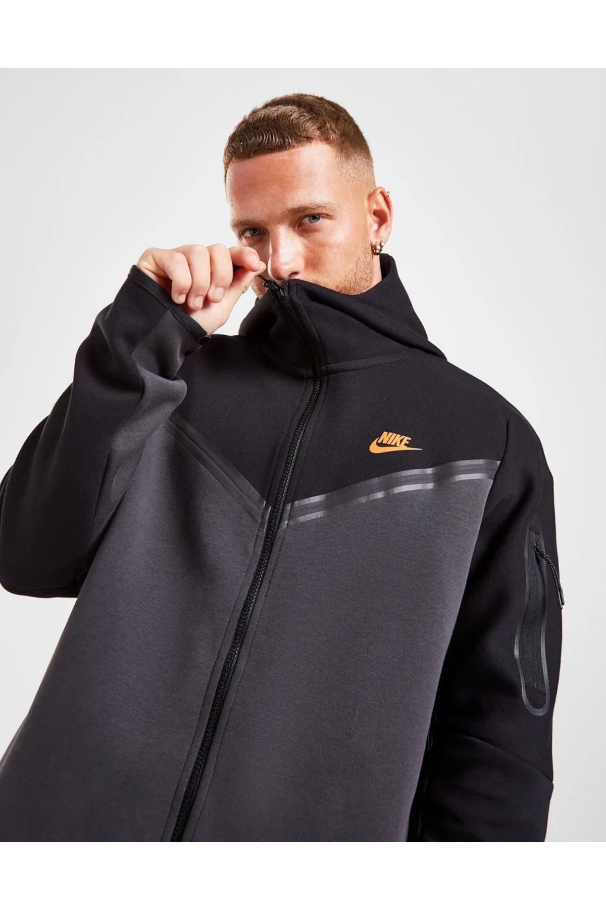 Nike Sportswear Windrunner Tech Fleece Full-Zip Hoodie Erkek Sweatshirt DV0537-070