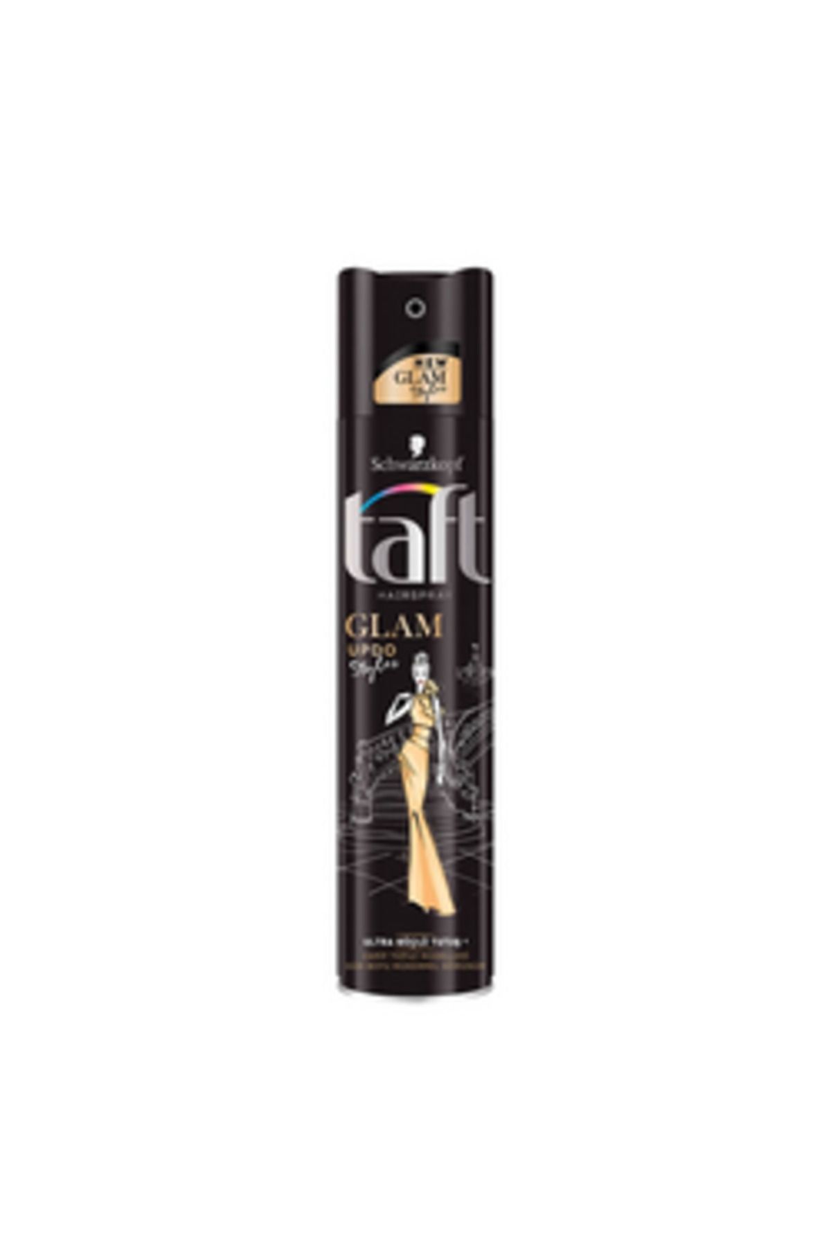 Taft ( 2 ADET ) Taft Glam Updo Styles Zarif Topuz Modelleri Saç Spreyi 250 Ml ( KÜÇÜK KOLONYA HEDİYE )