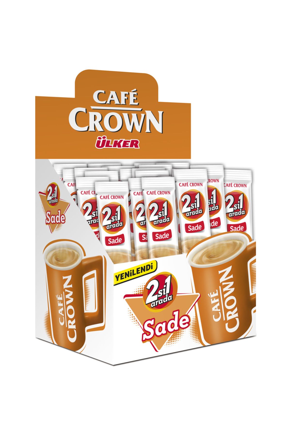 Cafe Crown 2'si 1 Arada Sade 11 Gr. x 24 Adet