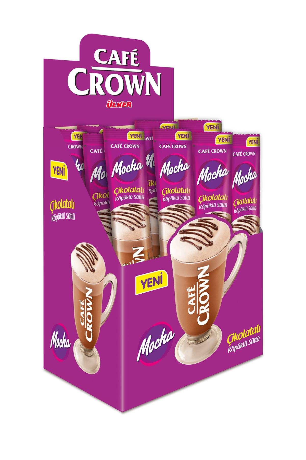 Cafe Crown Çikolatalı Mocha 17 Gr. x 24 Adet