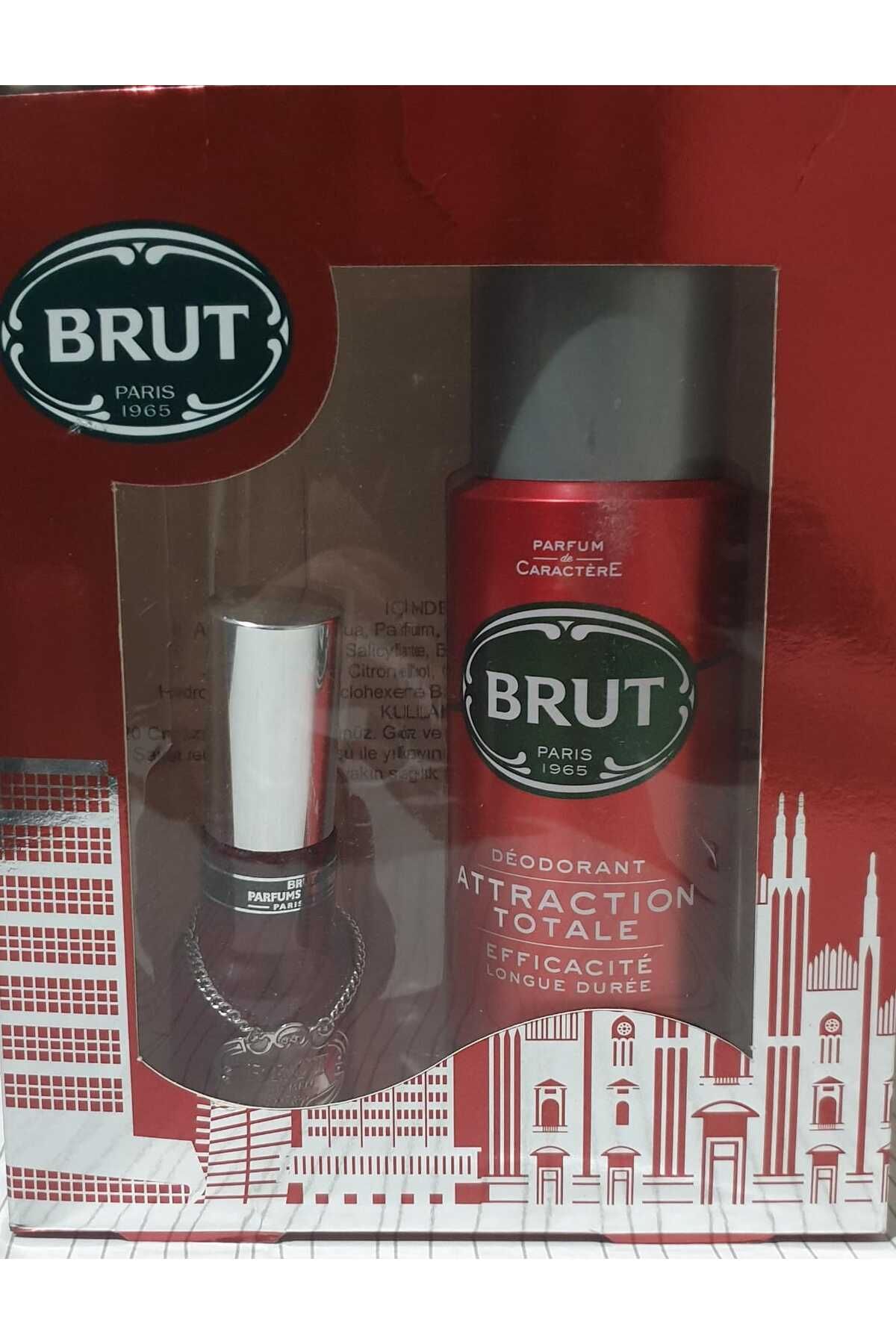 Brut Madalyon Attraction EDT Erkek Parfüm 30 ml + Deodarant 200 ml Set