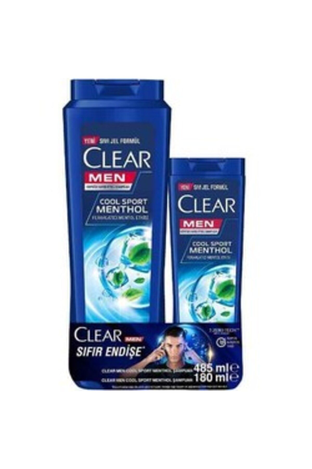 Clear Cool Sport Şampuan 485 Ml + Şampuan 180 Ml Set ( 1 ADET )