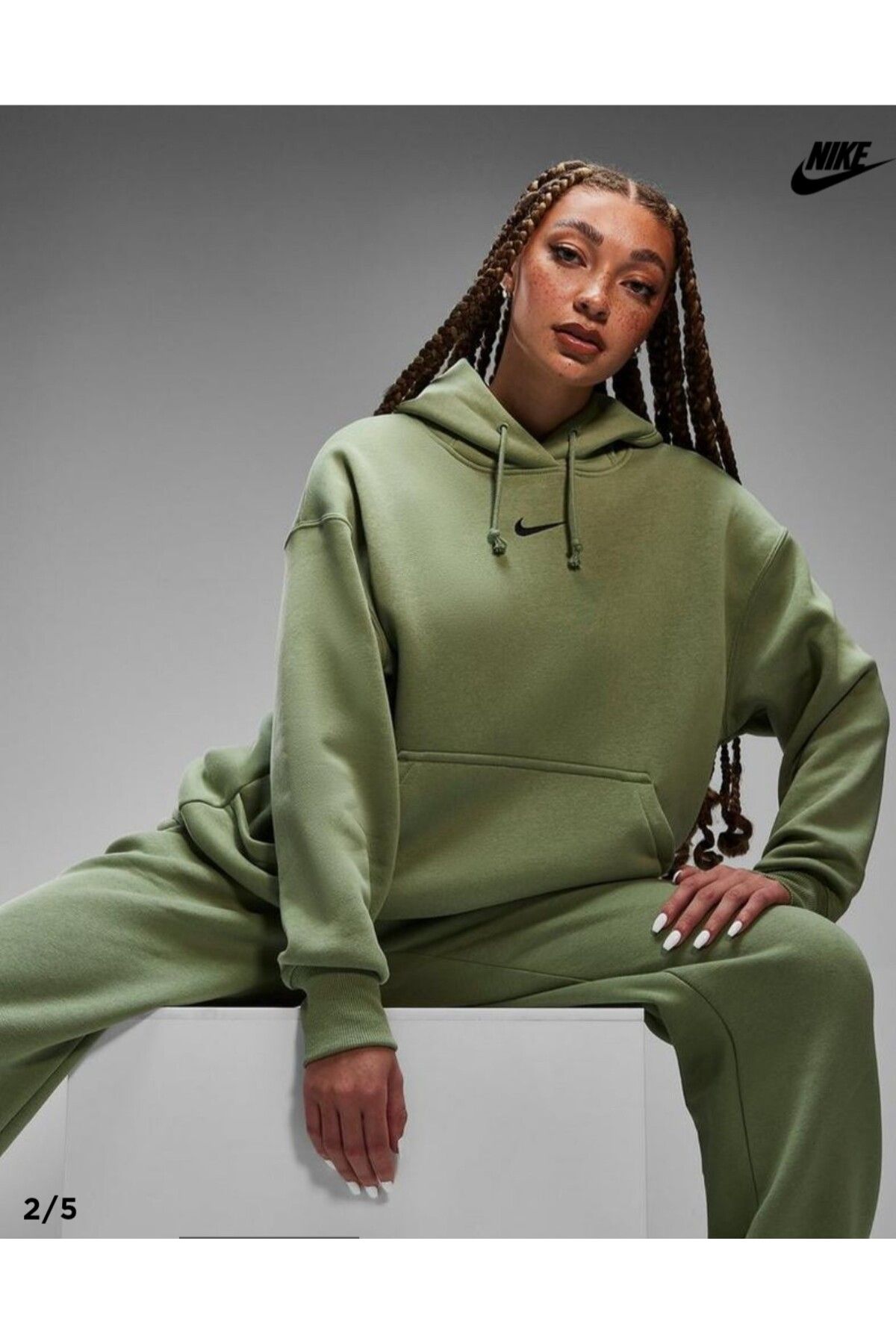 Nike Sportswear Phoenix Fleece Pullover Hoodie Kadın Sweatshirt [ Oversize ]