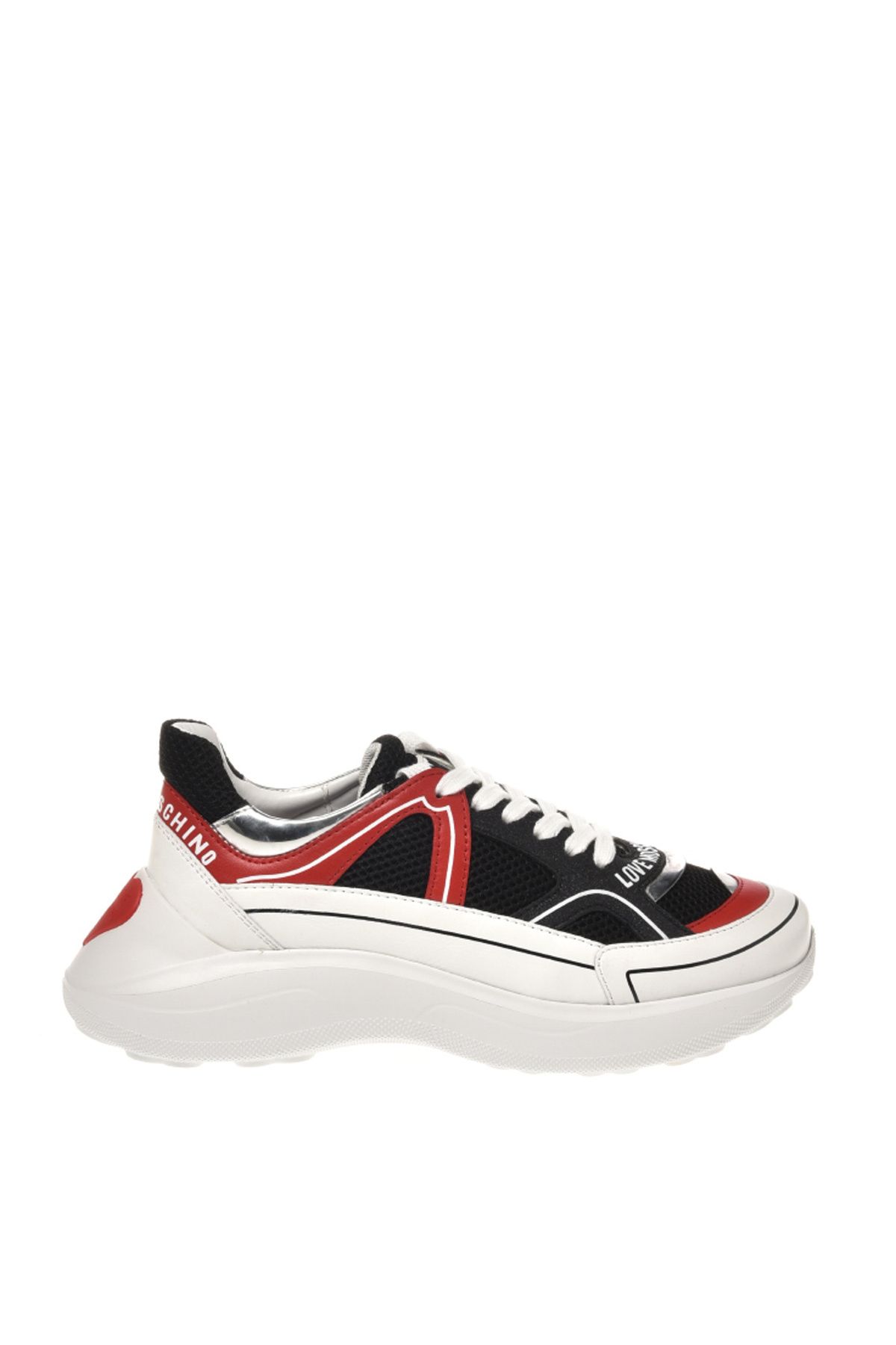 Moschino Siyah - Kırmızı Kadın Sneaker JA15016G1HIQ600A