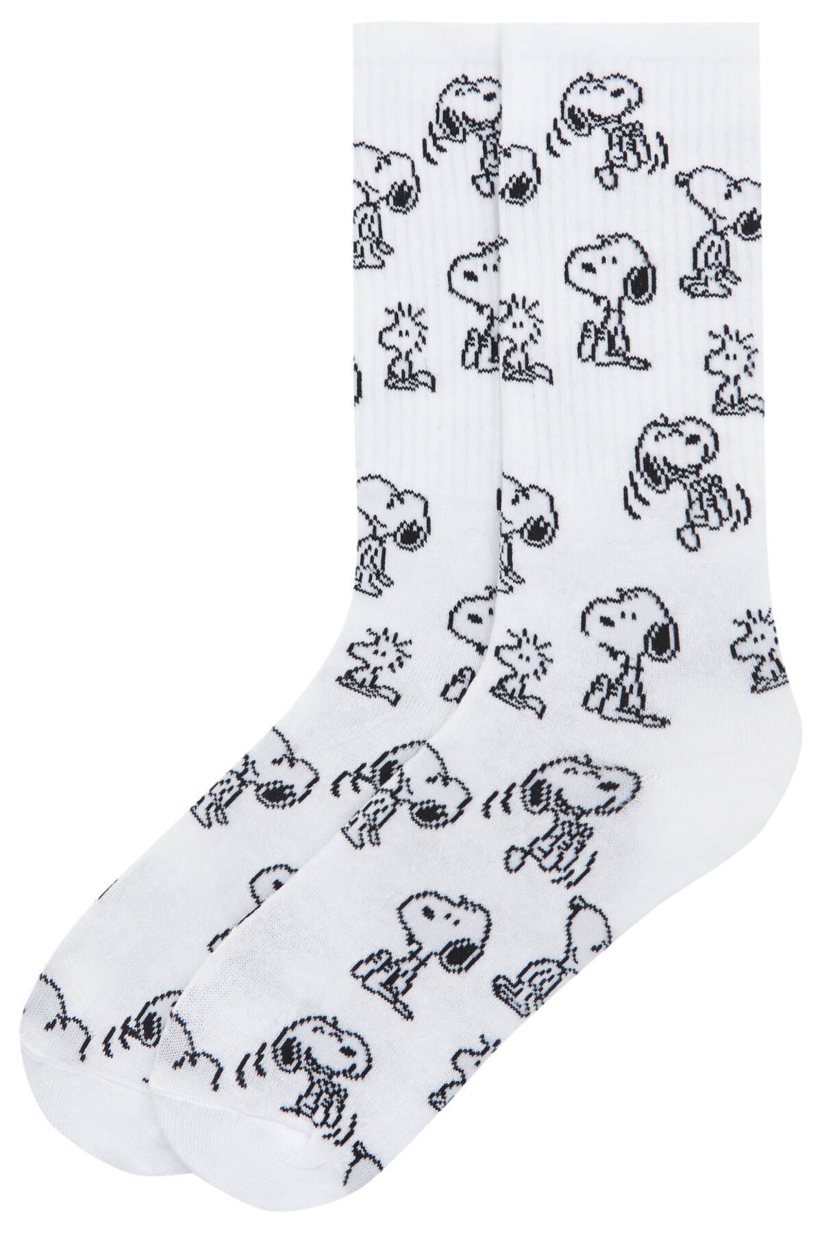 Pull & Bear Tamamı Snoopy Desenli Spor Çorap