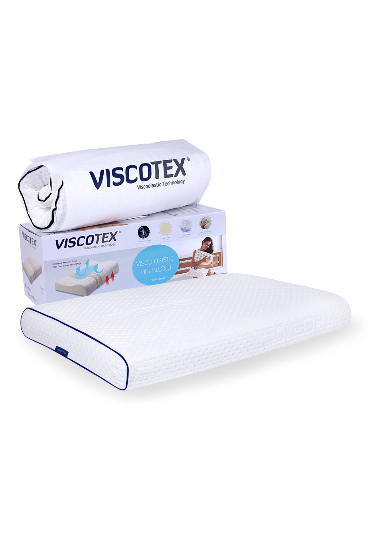 VİSCOTEX Karın (Yüzüstü) Yastığı 65x40x7 Cm / Stomach Pillow