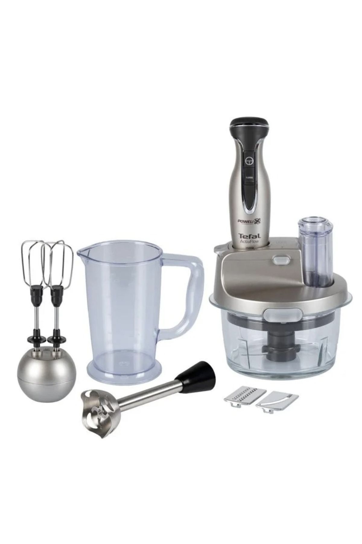 TEFAL Activflow Cam Hazne Gümüş 1500 W Premium Blender Set