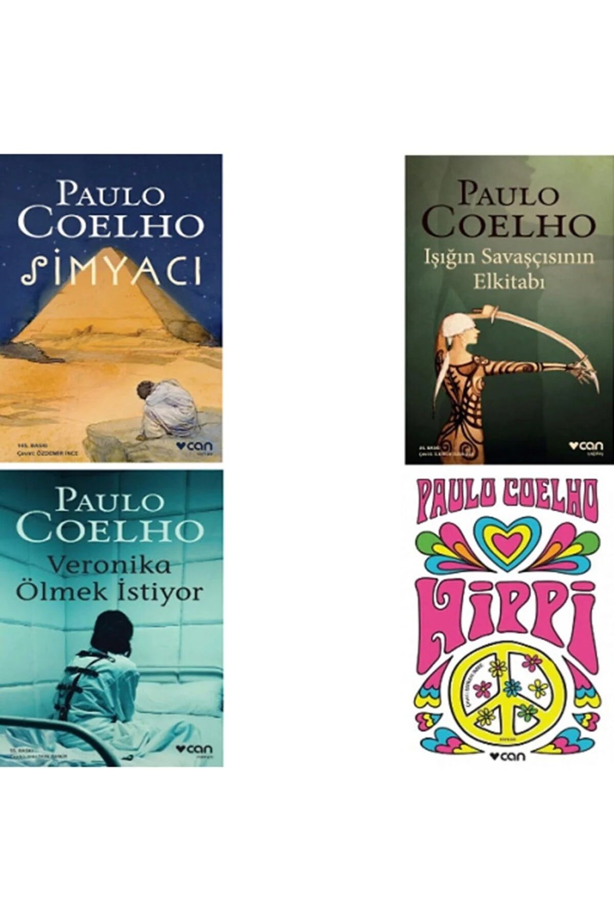 Can Yayınları Simyacı - Hippi - Veronika Ölmek Istiyor - Işığın Savaşçısının El Kitabı / Paulo Coelho