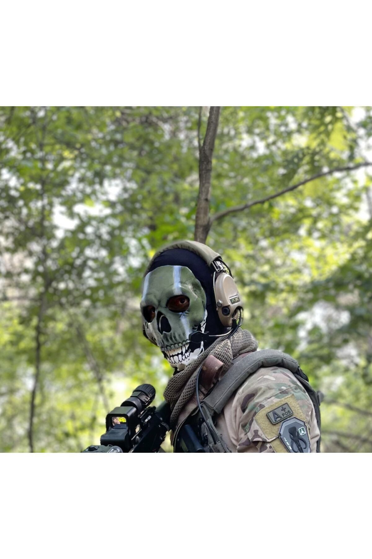 Carbontech 3D Teknolojileri Call Of Duty Modern Warfare - Ghost Maskesi Haki