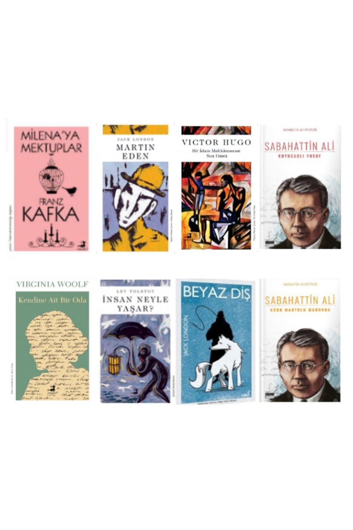 Olimpos Yayınları En Çok Okunan Dünya ve Türk Klasikleri Seti 8 Kitap