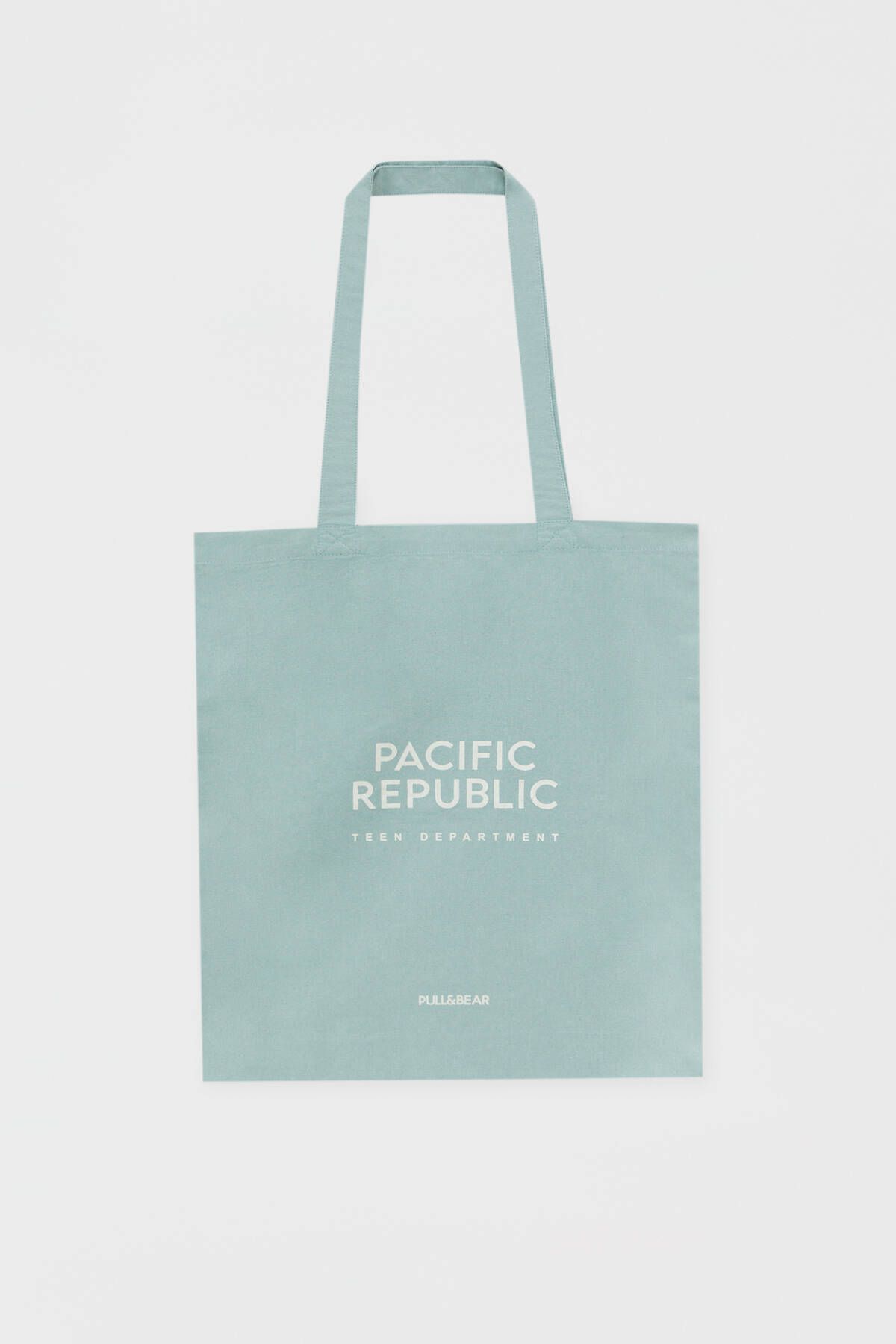 Pull & Bear Pacific Republic logolu tote çanta