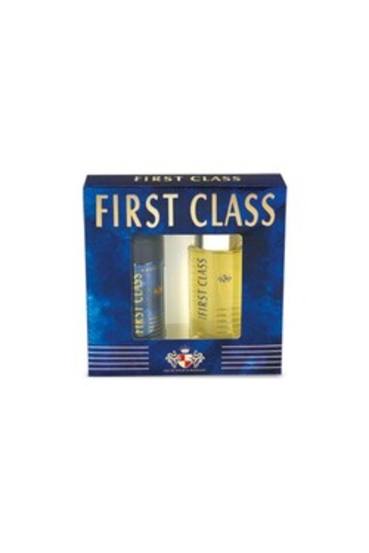 First ( KÜÇÜK ESANS ) First Class Erkek Parfüm Edt 100 Ml + Deodorant 150 Ml Set ( 1 ADET )