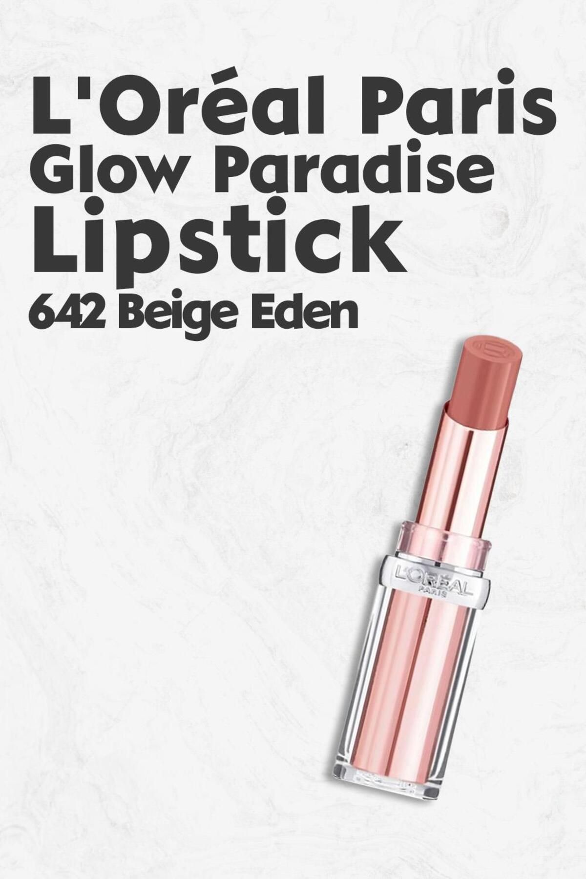 L'Oreal Paris Glow Paradise Lipstick 642 Beige Eden