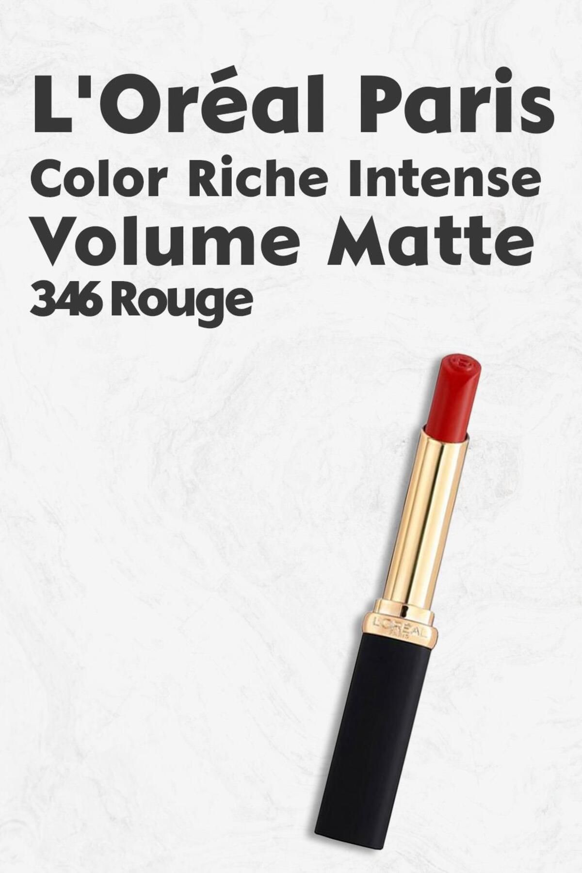 L'Oreal Paris Loreal Paris Color Riche Intense Volume Matte - 346 Rouge Determination