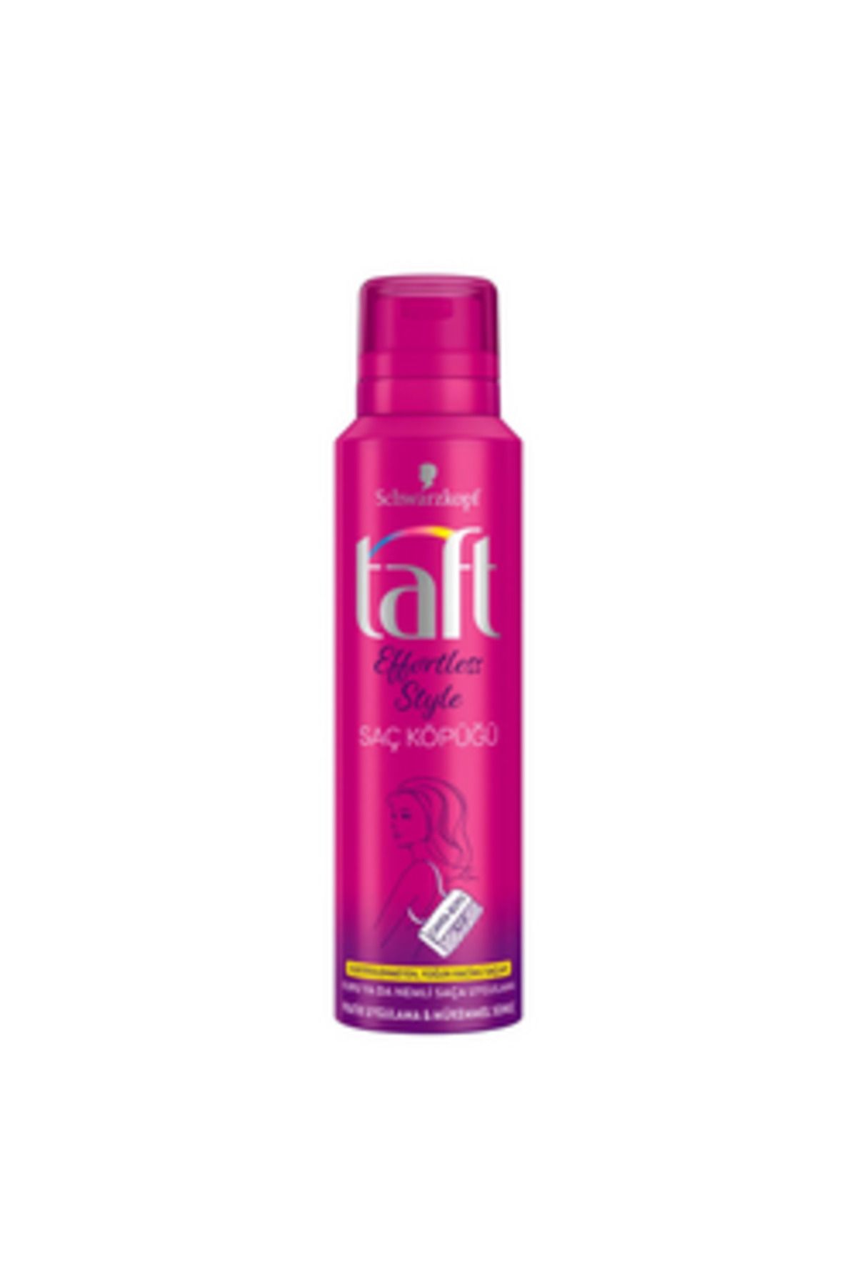 Taft ( 2 ADET ) Taft Effortless Style Saç Köpüğü 150 Ml