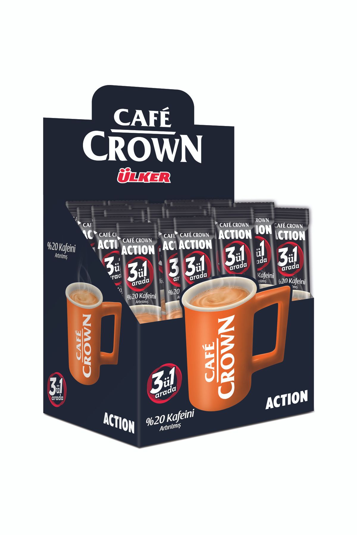 Cafe Crown 3'ü 1 Arada Action 17 Gr. x 24 Adet