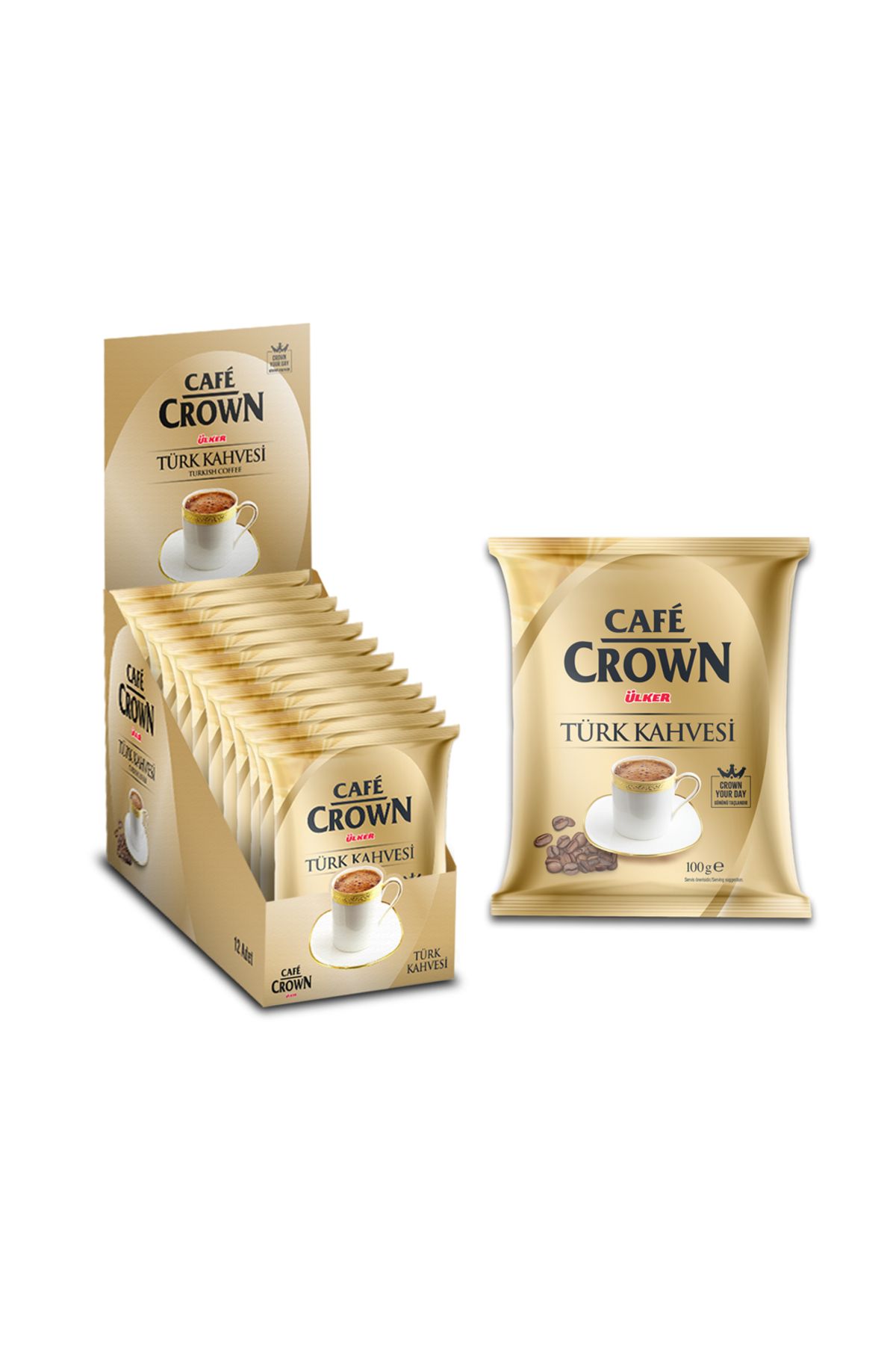 Cafe Crown Türk Kahvesi 100 Gr. x 12 Adet