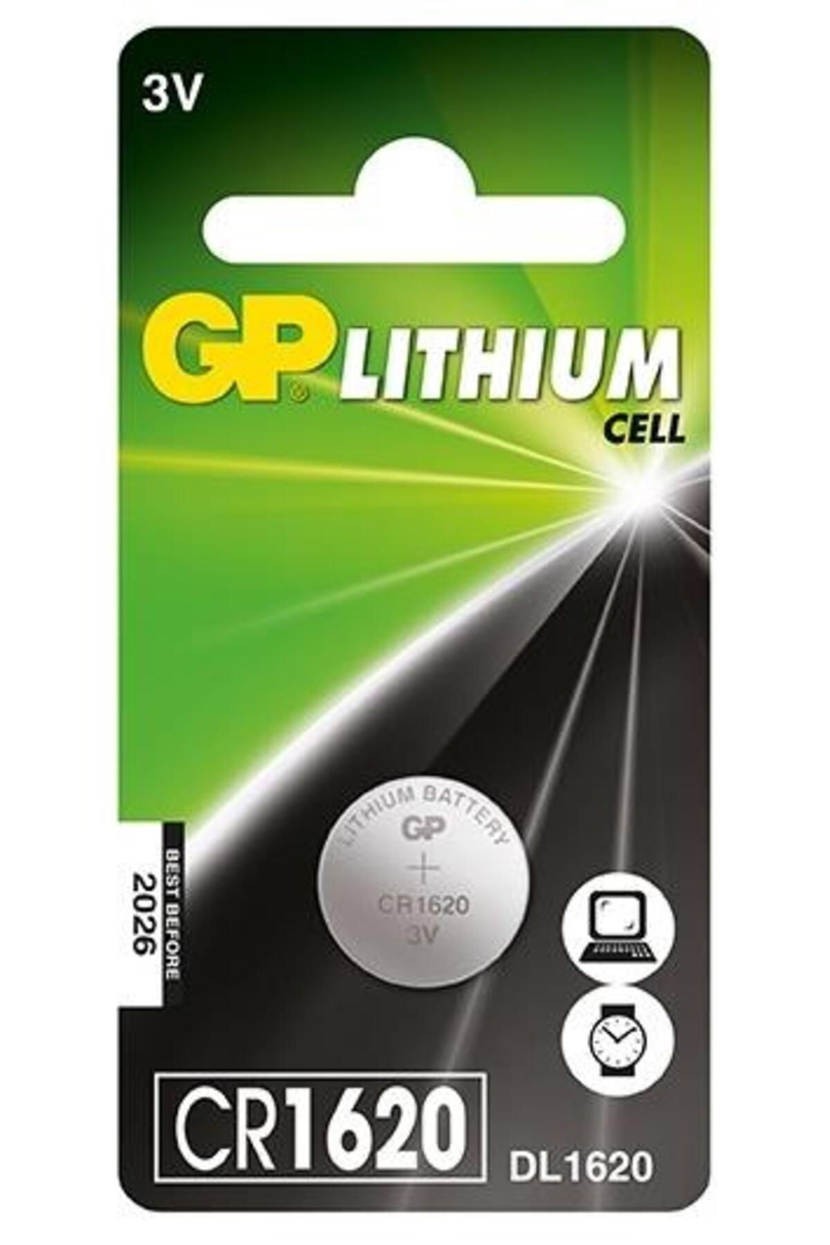GP Cr1620 3v Lithium Pil (5'Lİ PAKET)
