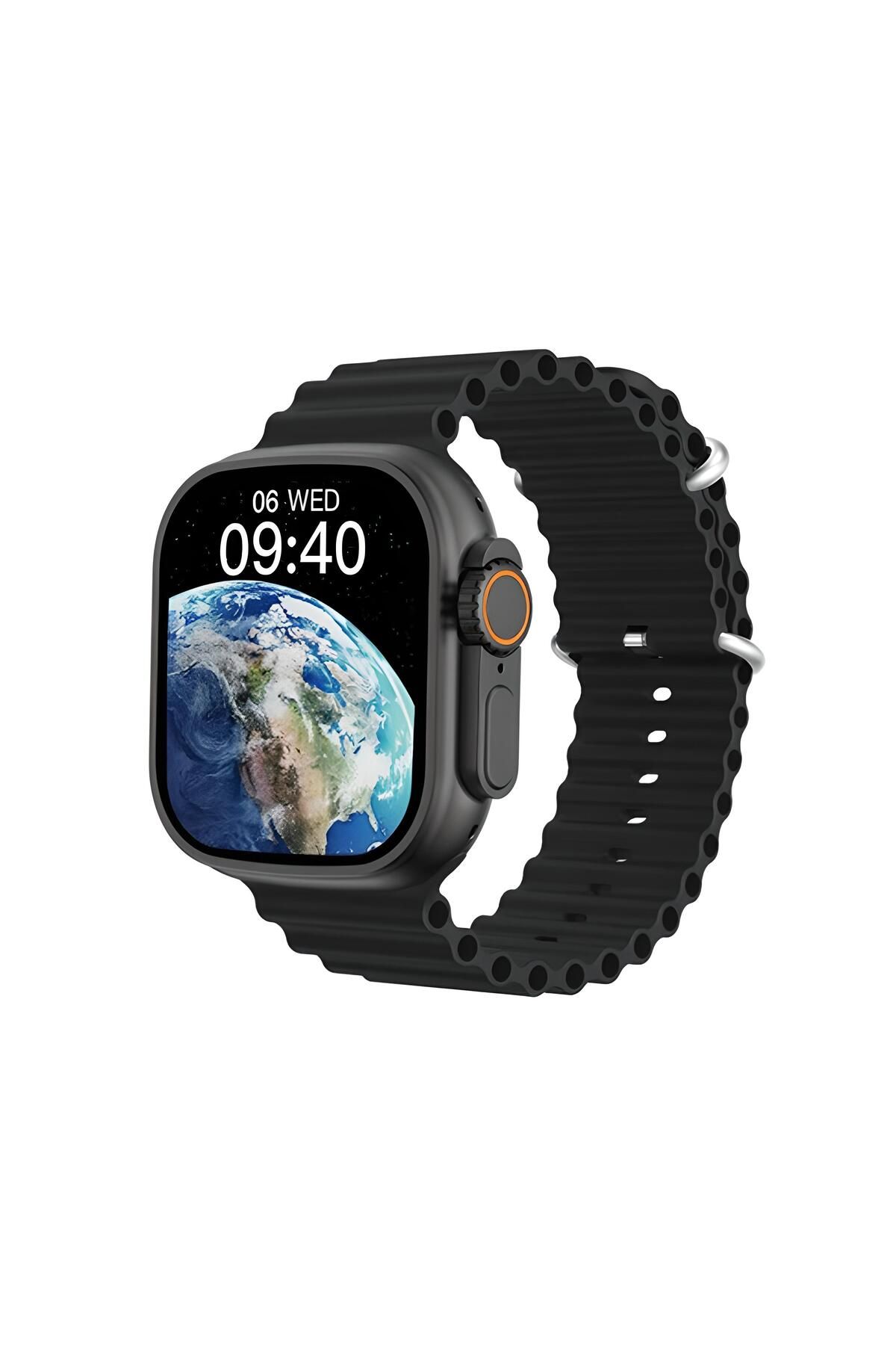 Global Watch 8 Uyumlu Gs8+ Ultra Plus 2.08 Inç Gps Nfc Destekli Akıllı Saat Tüm Telefonlarla Uyumlu
