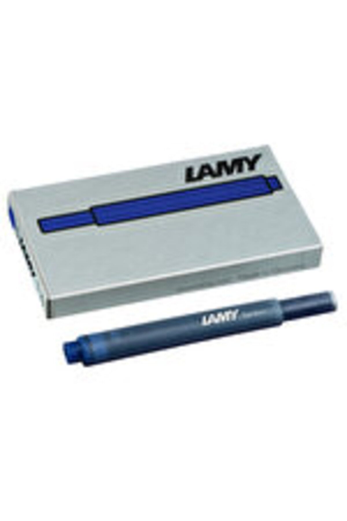 Lamy ( SİLGİ HEDİYE ) Lamy T10MS Dolma Kalem Kartuşu Mavi-Siyah 5'li Paket ( 3 ADET )