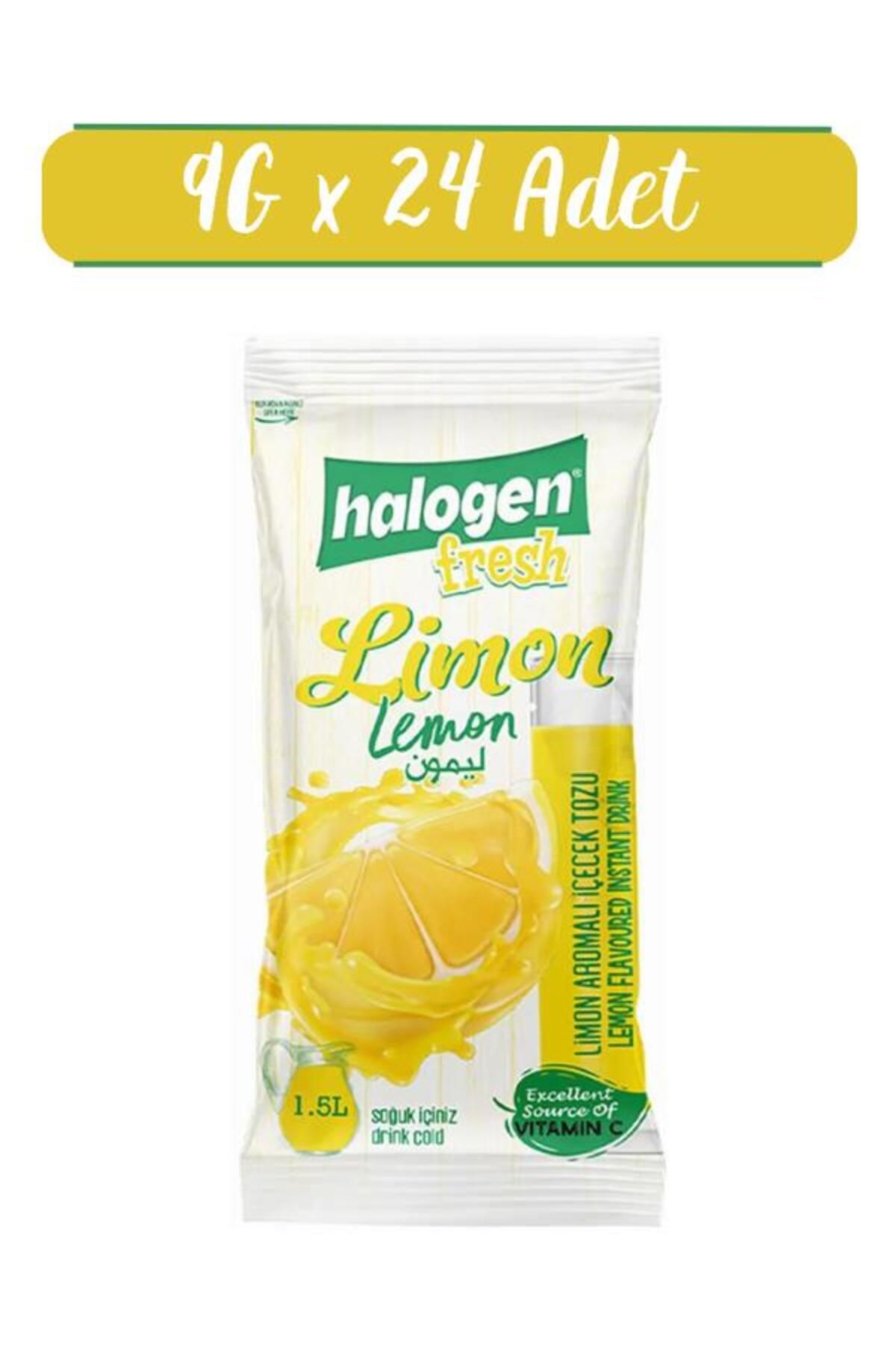 Şekeroğlu Halogen Limon Aromalı İçecek Tozu 9Gx24 Adet (1.5L)