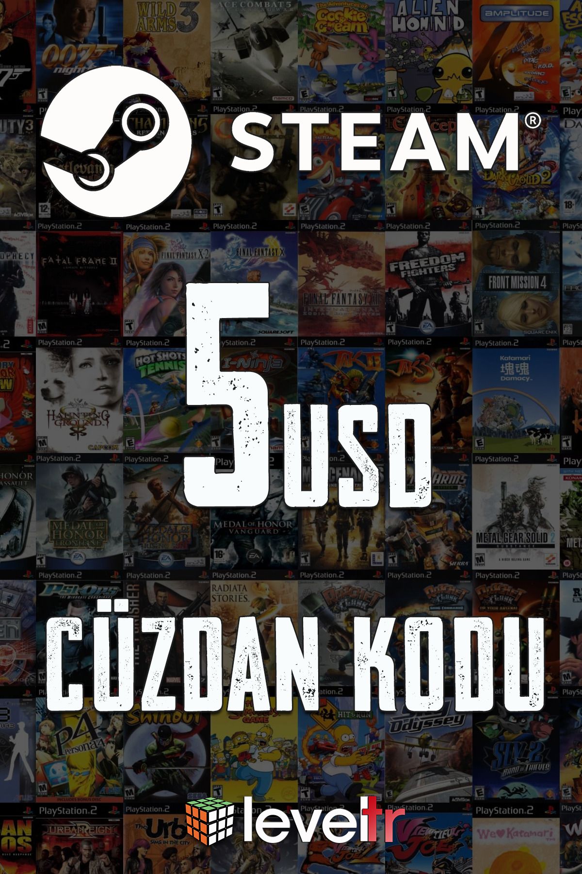 Steam 5 USD Cüzdan Kodu