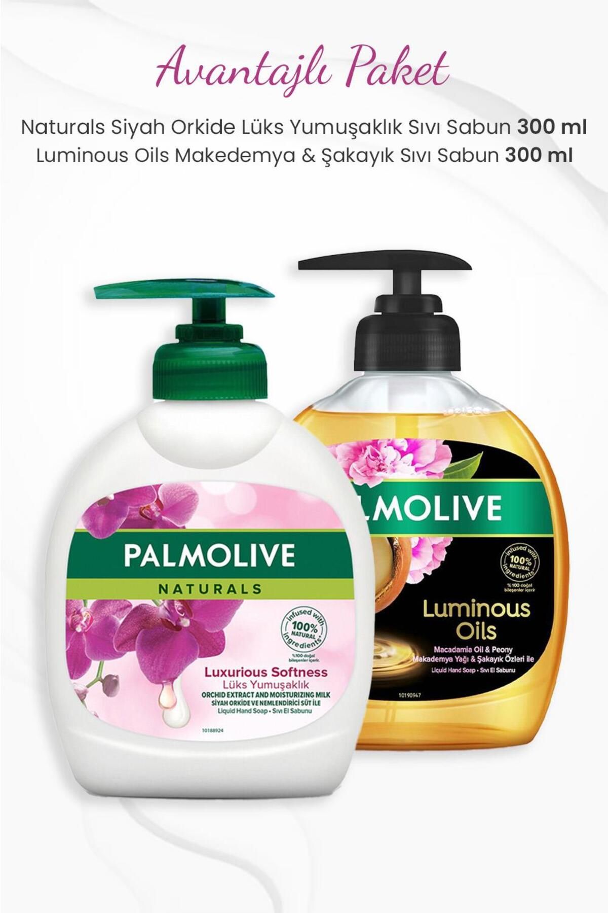 Palmolive Makedemya & Şakayık ve Siyah Orkide Sıvı Sabun 300 ml