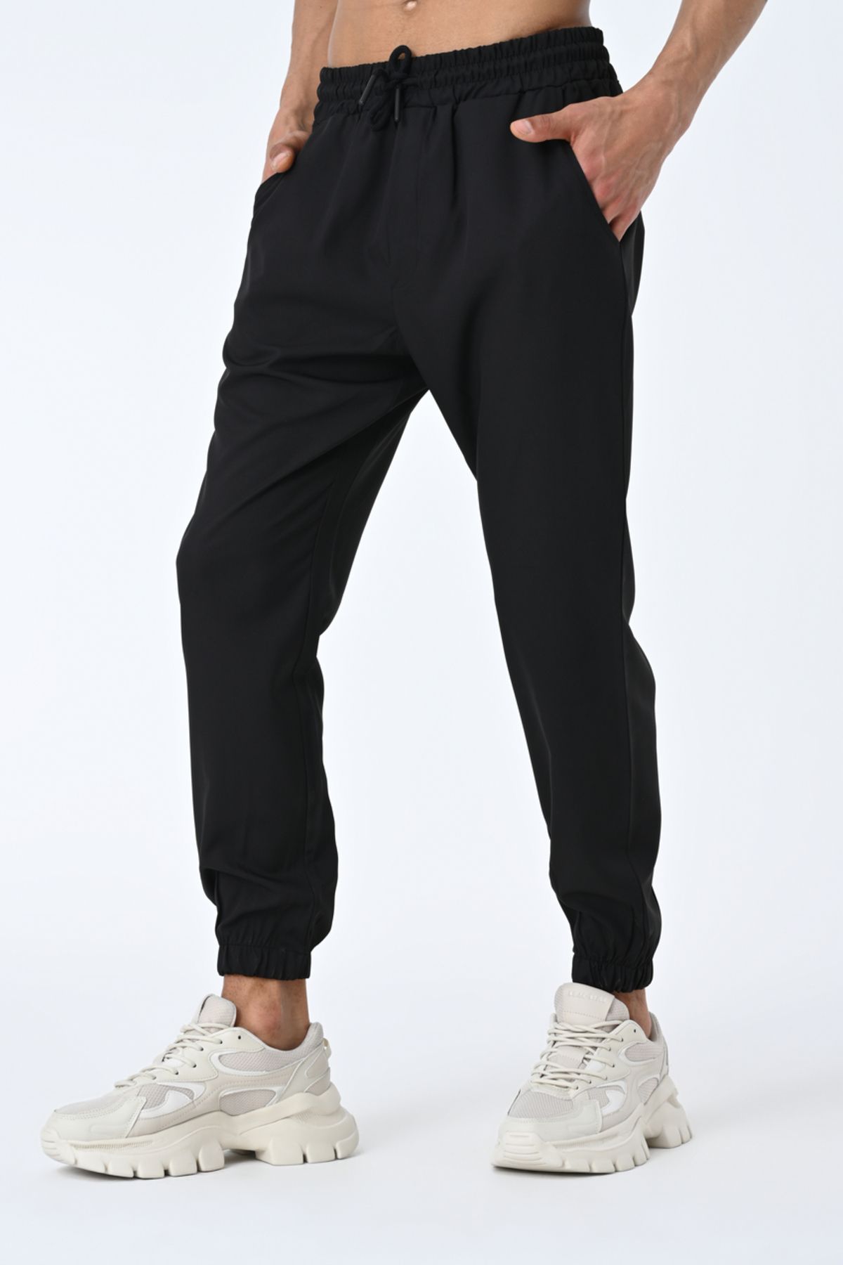 AMAZING CRASH Lastik Paça Şardonlu Jogger Pantolon
