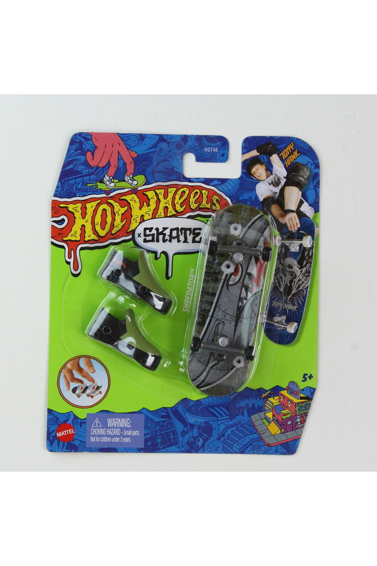 HOT WHEELS Skate Parmak Kaykay ve Ayakkabı Paketleri