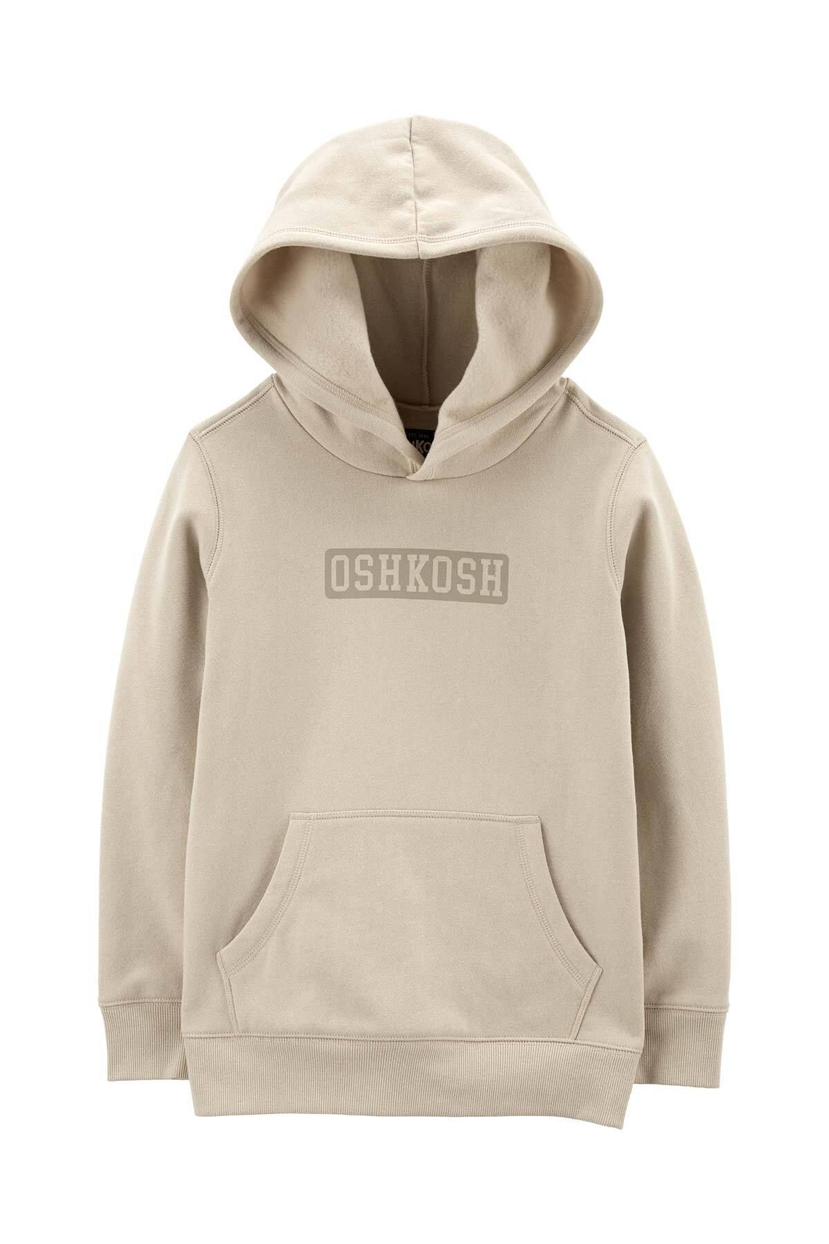 OshKosh Erkek Çocuk Kapüşonlu Sweatshirt Kahverengi