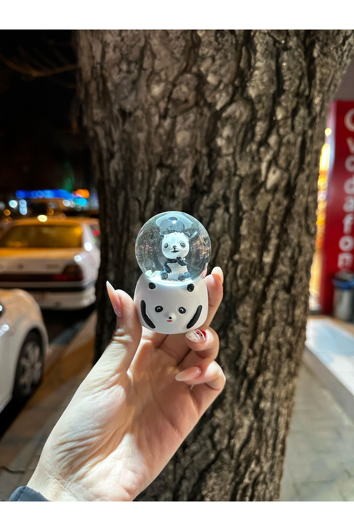 facnspt Panda Mini Işıklı Kar Küresi