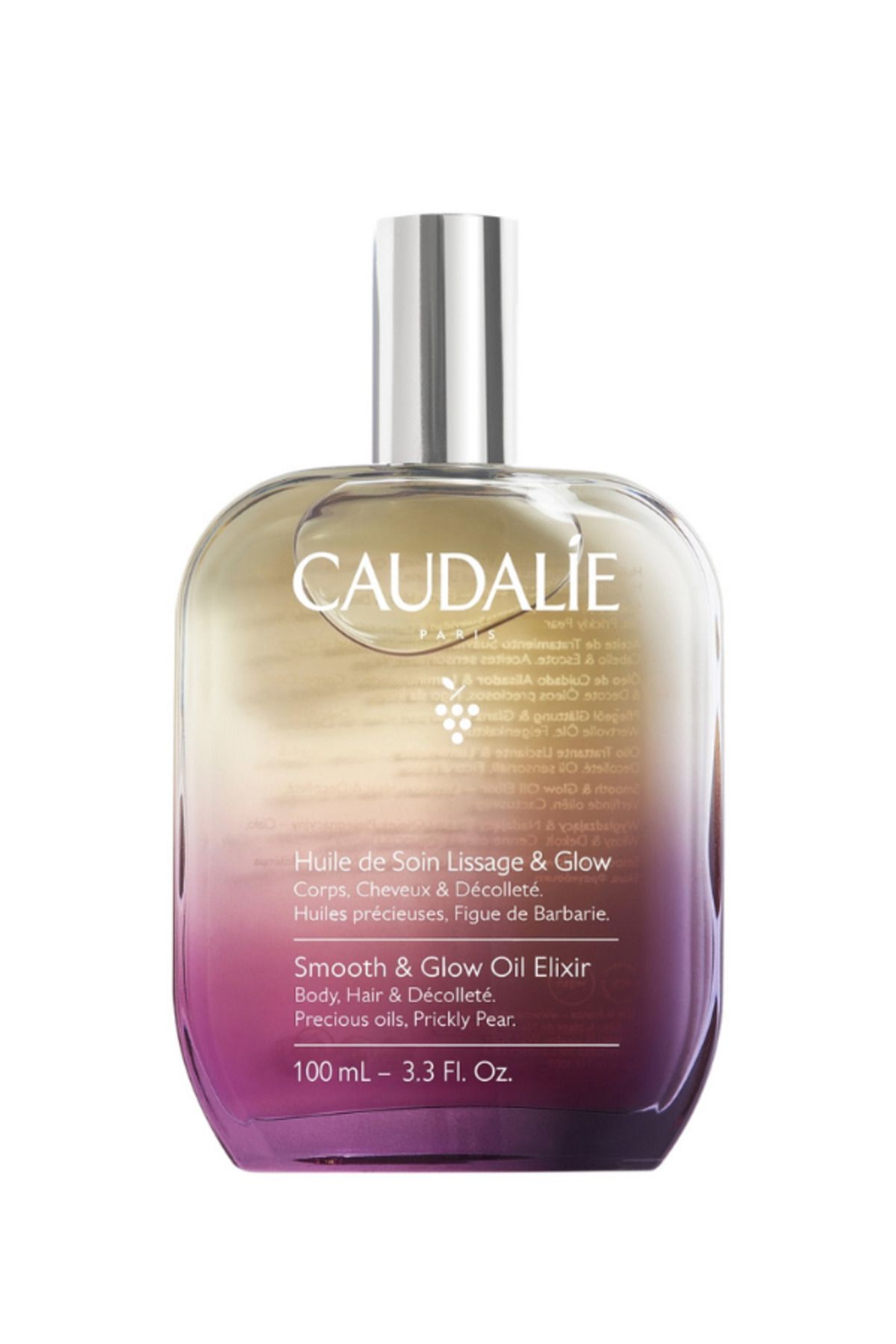 Caudalie Smooth & Glow Oil Elixir 100 ml (Vücut, saç ve dekolte bölgesini besler ve hoş kokusuyla sarar)