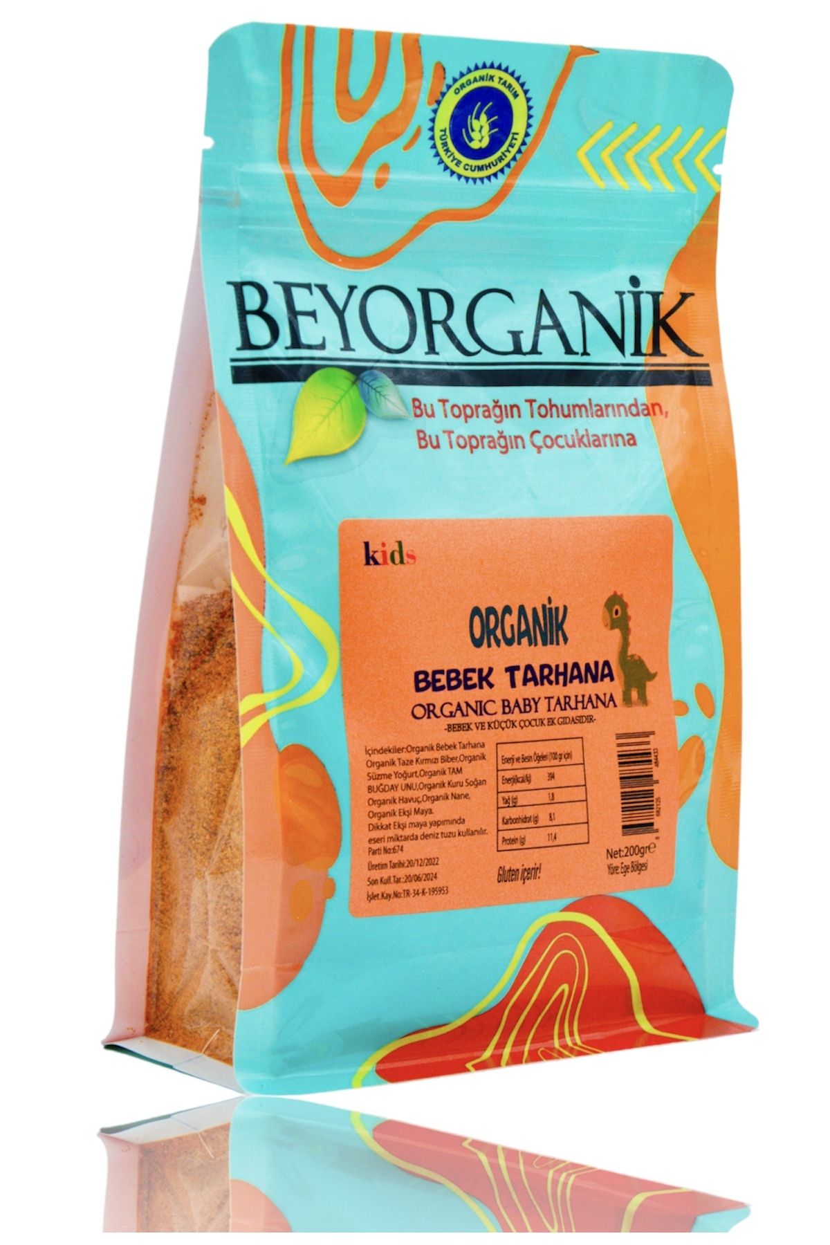 BEYORGANİK Unisex Bebek Tarhana 200 G Organik