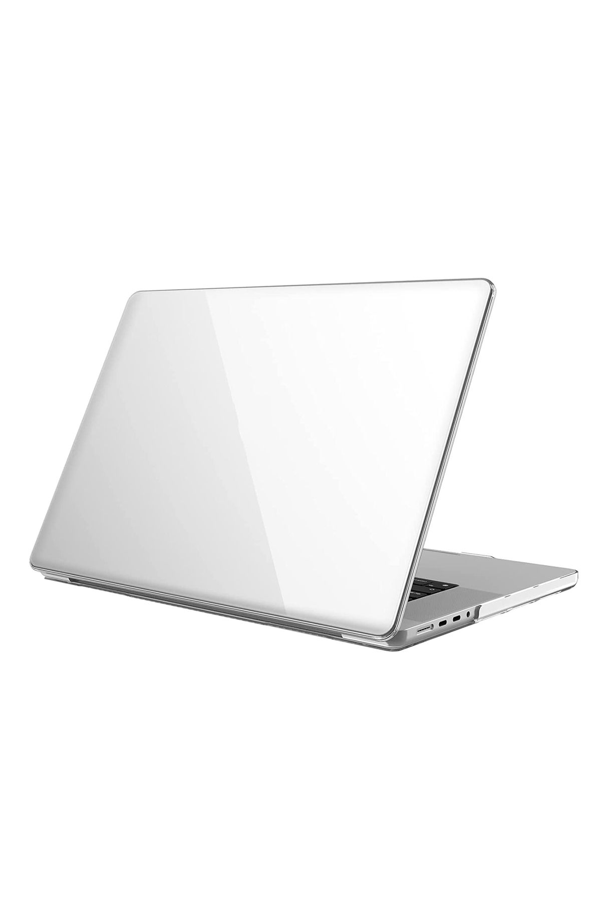 NovStrap Macbook Pro 14 Inç 2021 M1 Pro/max A2442 Uyumlu Kılıf Sert Parlak Üst Ve Alt Koruma Kapağı