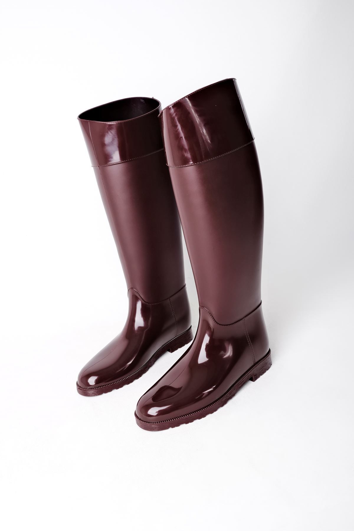 LAL SHOES & BAGS Happy Kadın Yağmur Çizmesi-Bordo