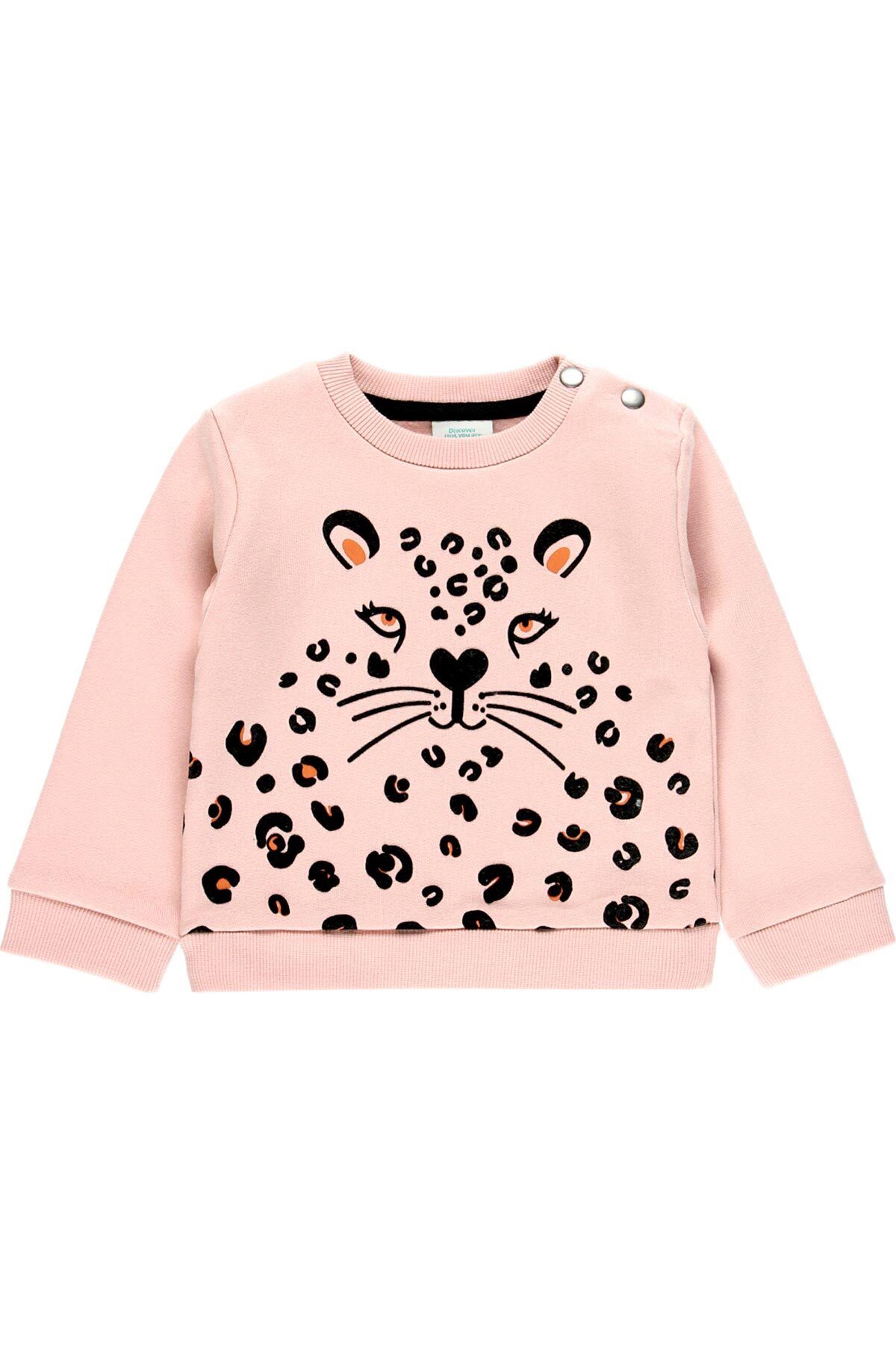 Boboli Kız Çocuk Sweatshirt Pembe