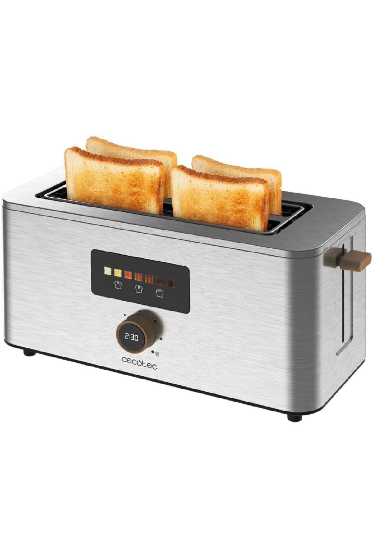 CECOTEC Dokunmatik Ekran ve Dijital Düğmeli Ekmek Kızartma Makinesi 2 Uzun Yuvalı