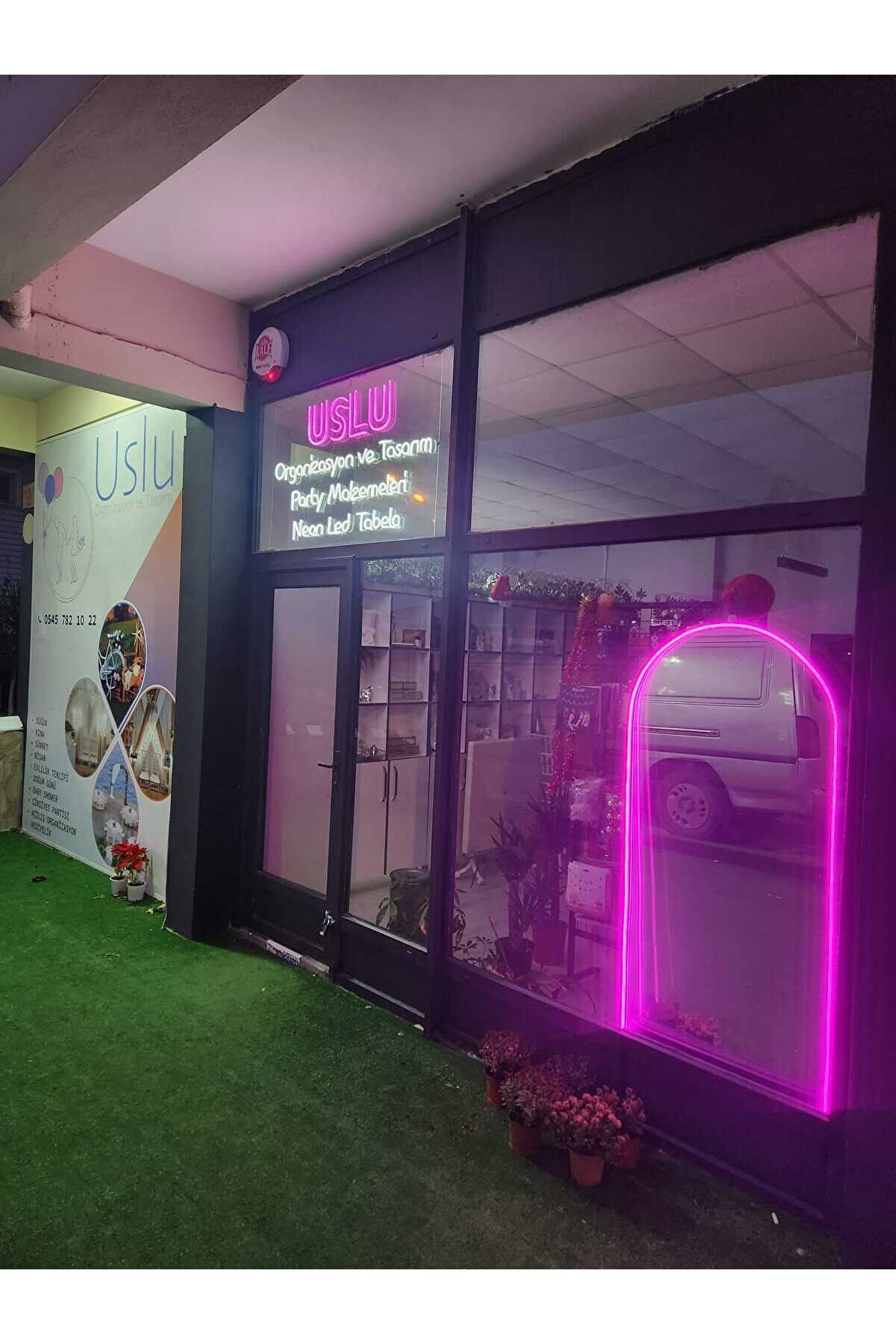 UsluOrganizasyon Neon Led Duvar Boy Aynası - Fiyatı, Yorumları