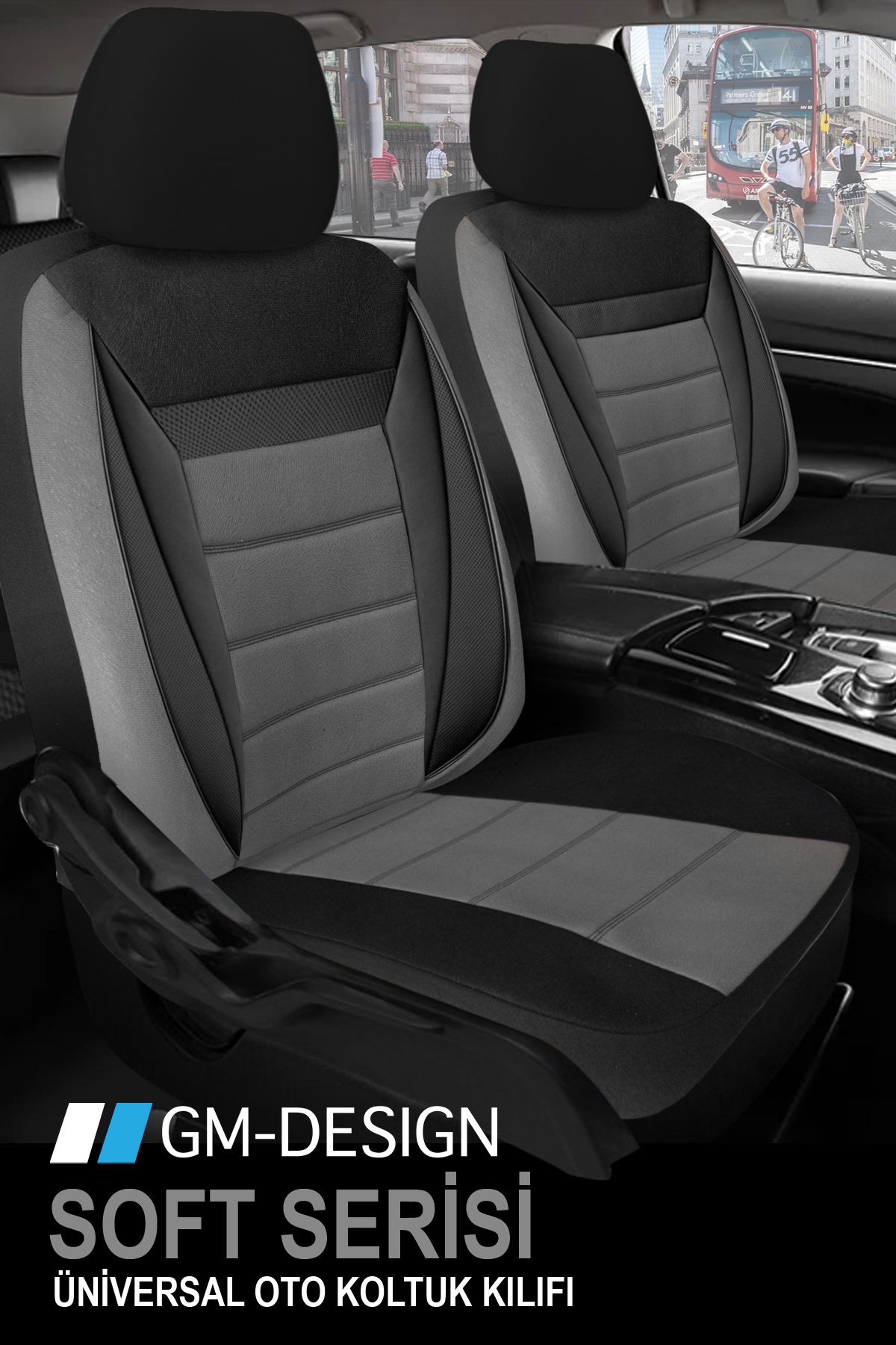 GM-DESIGN Soft Füme Tay Tüyü Volkswagen Golf 4 Uyumlu Oto Koltuk Kılıfı