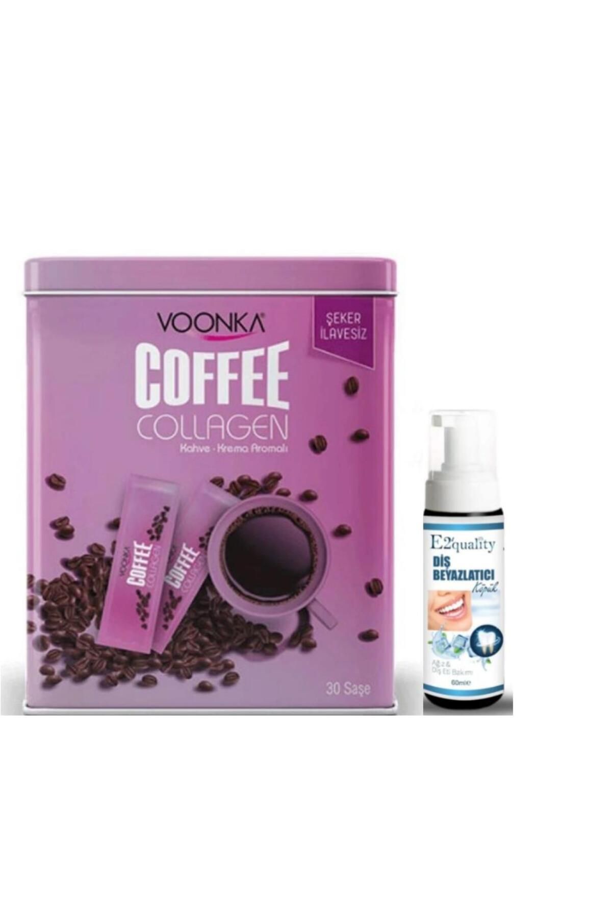 Voonka Coffee Collagen Krema Aromalı Kahve 30 Saşe- Diş Beyazlatıcı Köpük Hediye